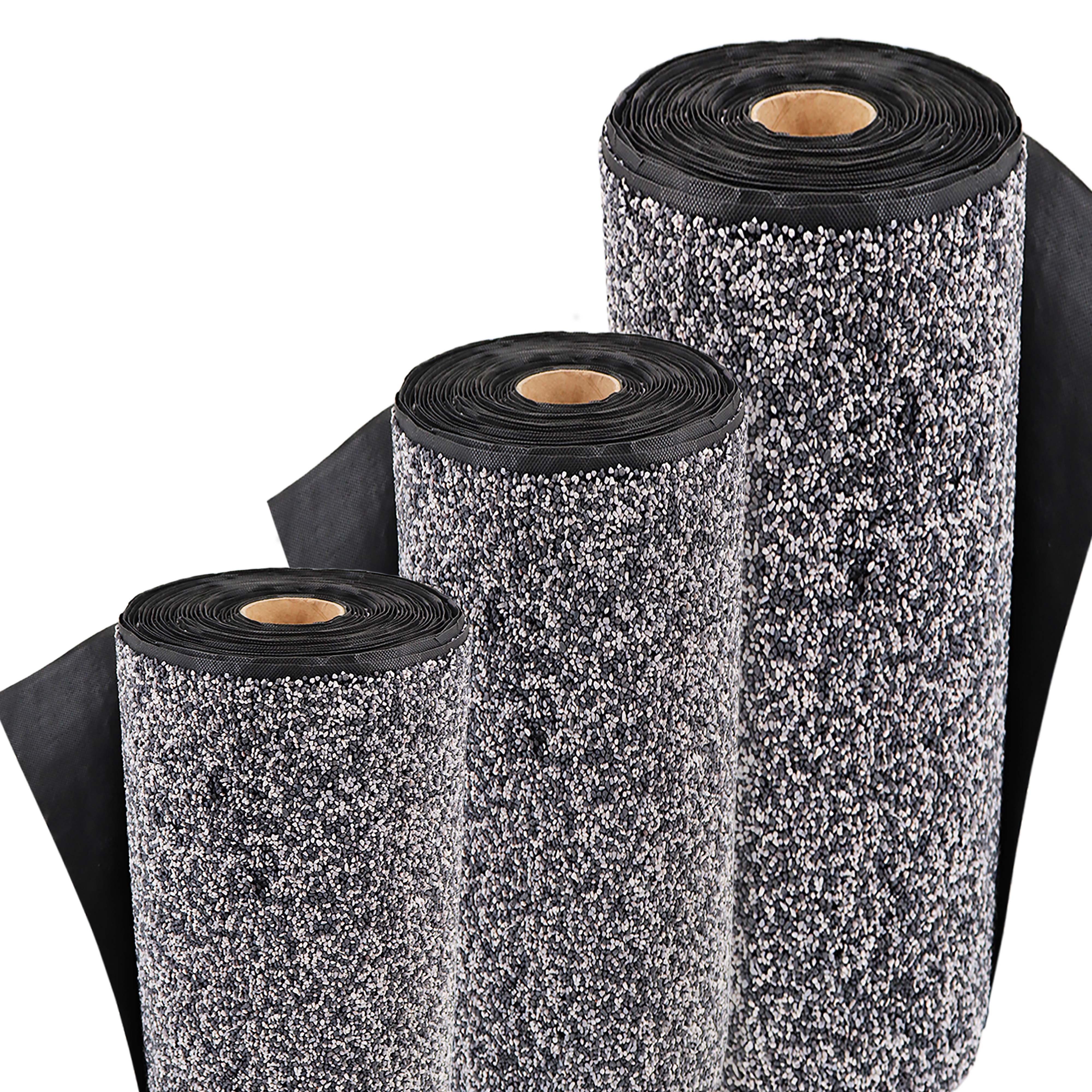Aquagart Steinfolie Steinfolie 2m x 1m breit Für Teichrand Bachlauf Kiesfolie Grau, Verkleben, (1-St)