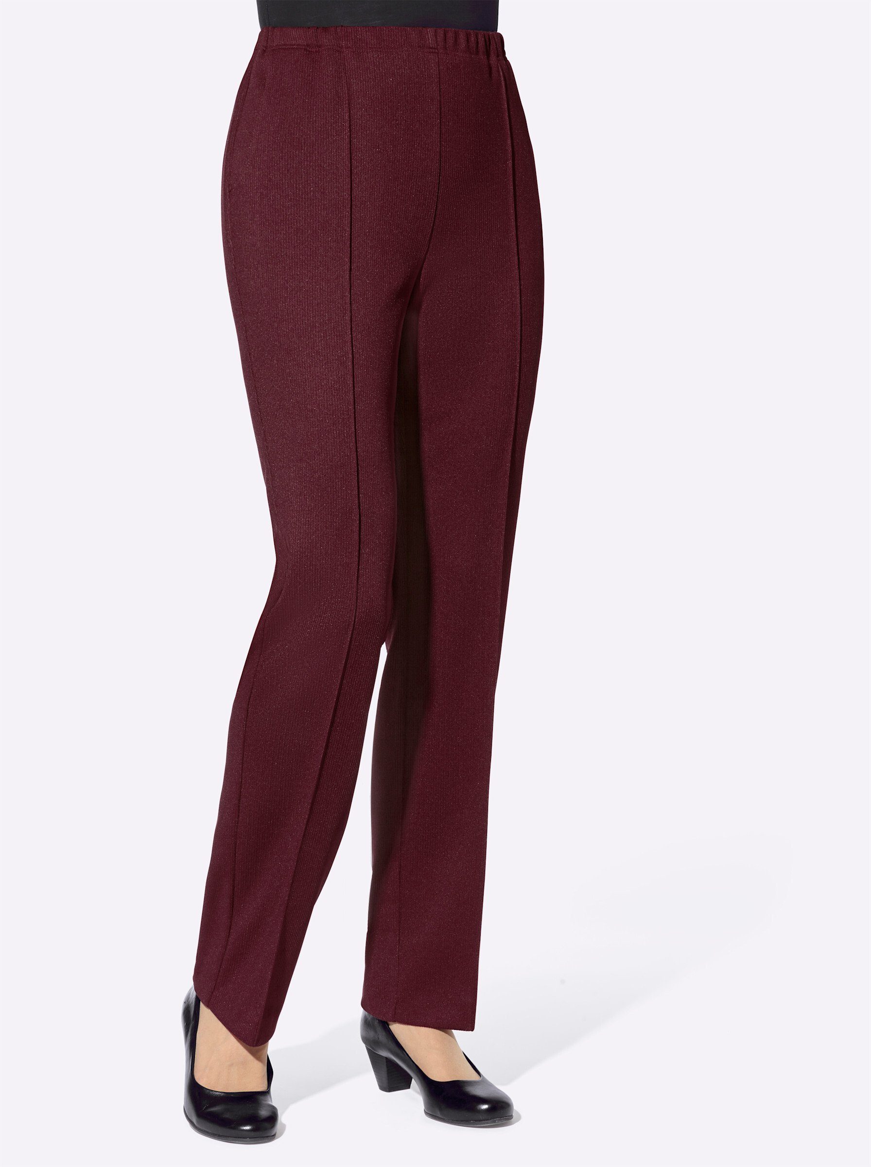 ca. Innenbeinlänge bordeaux WITT WEIDEN cm 72 Jerseyhose