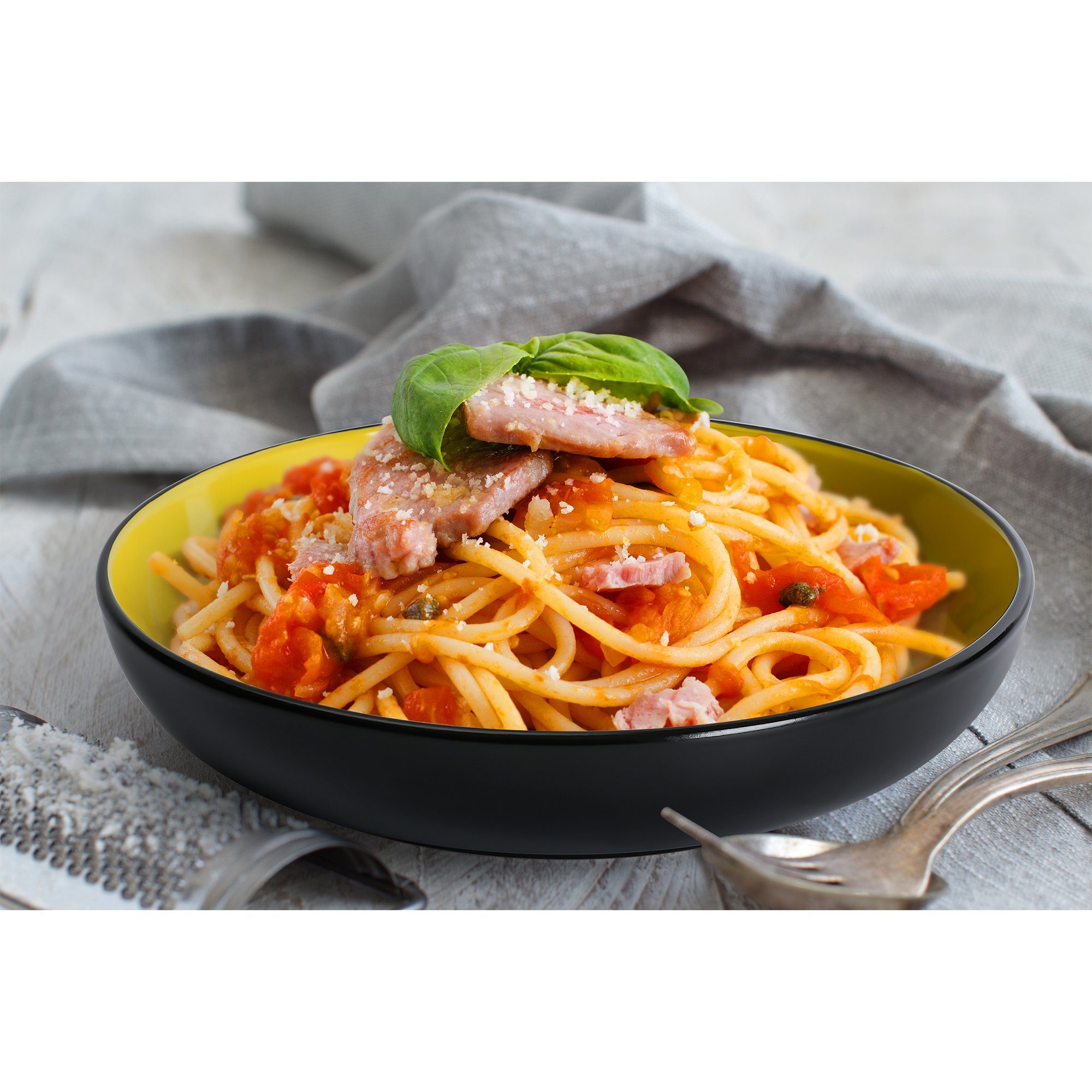 MiaMio Suppenteller Suppenteller 6er Set (900 ml), Pasta Teller, Tiefe Teller