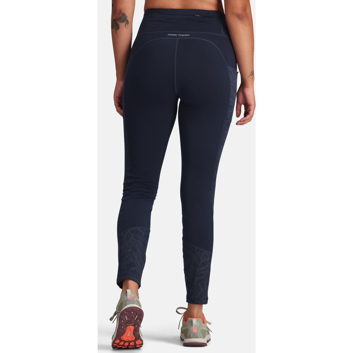 Kari Traa Lauftights Vilde Thermal Tights Wärmespeichernde, reflektierende Damen-Tights mit 4-Wege-Stretch und