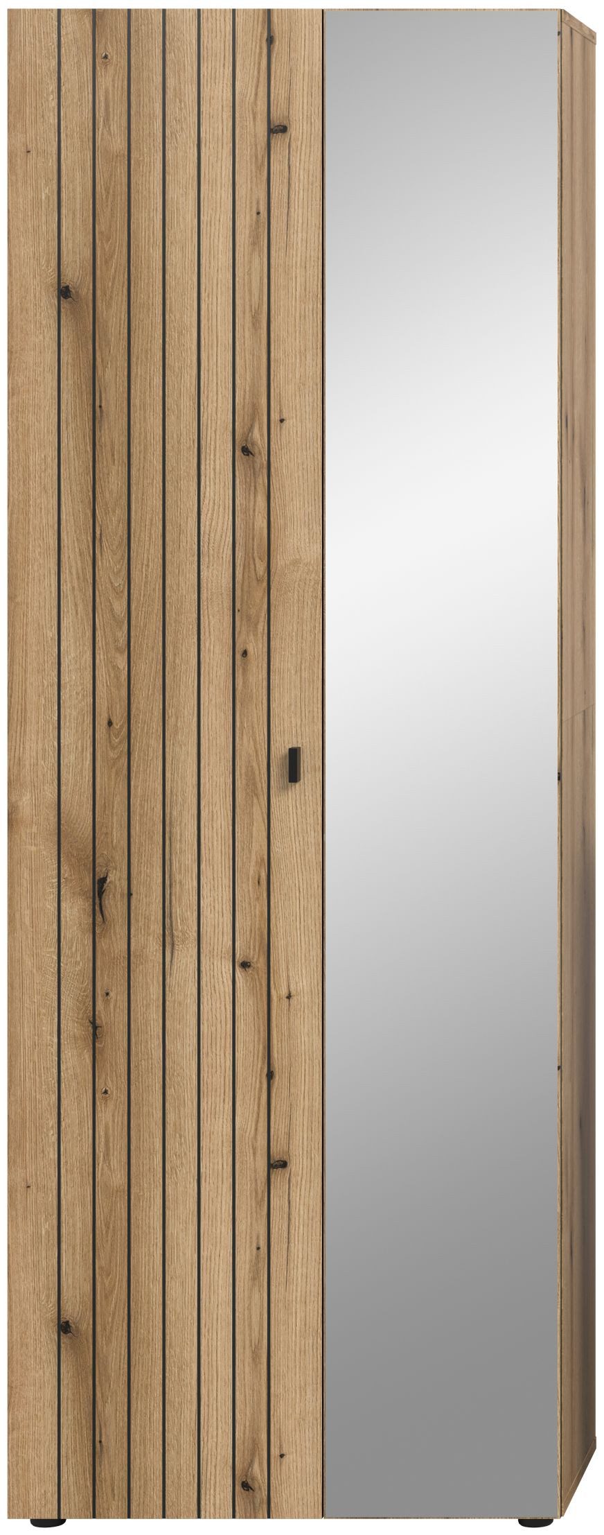 xonox.home Garderobenschrank in Evoke Oak Nachbildung B/H/T ca.: 70/192/37 cm