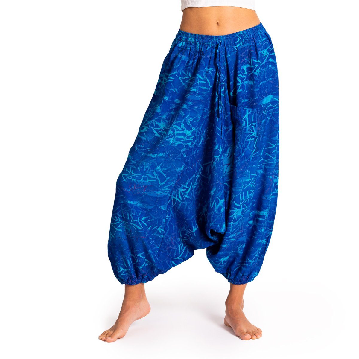 Haremshose Aladinhose Wachsbatik Haremshose aus 100% natürlicher Viskose