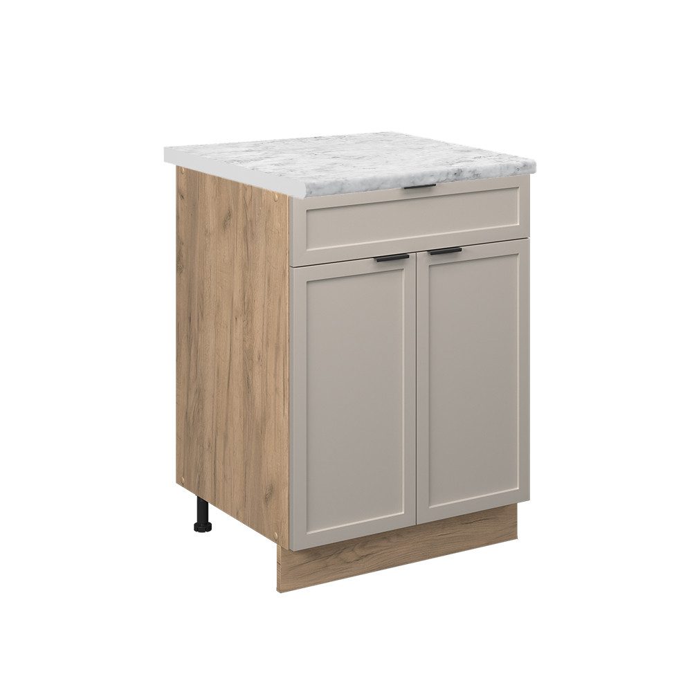 Vicco Unterschrank Fame-Line, GrauBeige/Goldkraft Eiche, 60 günstig online kaufen