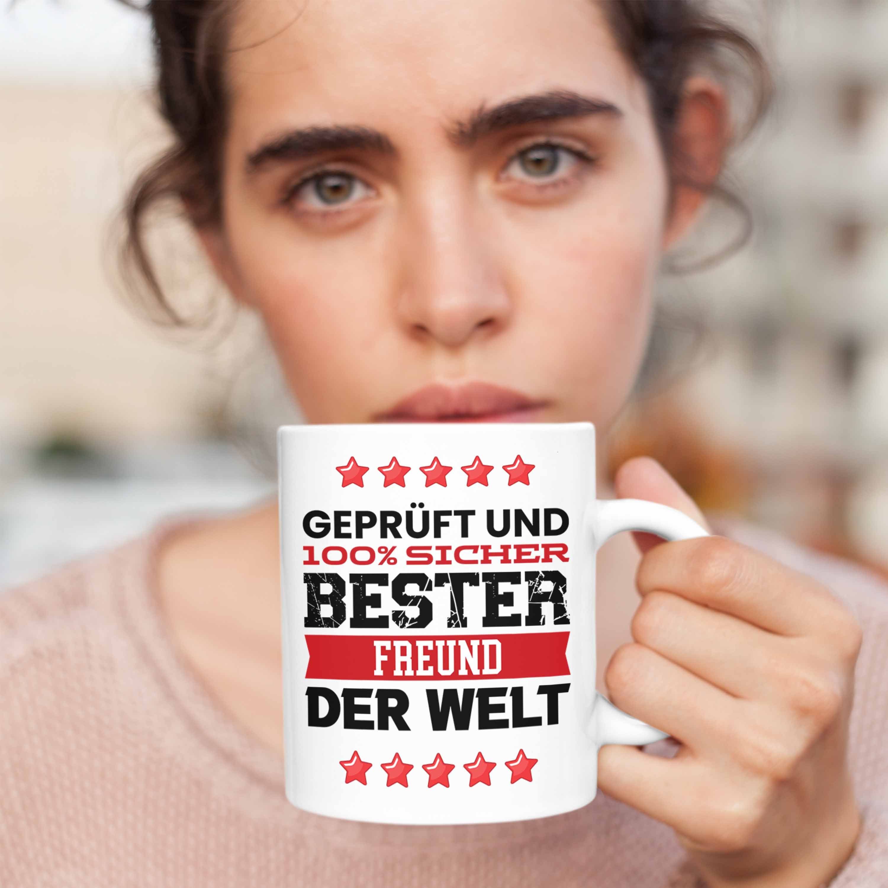 Trendation Bester Freund Der Geschenk Weiss G für Tasse Trendation Bester Tasse - Freund Welt