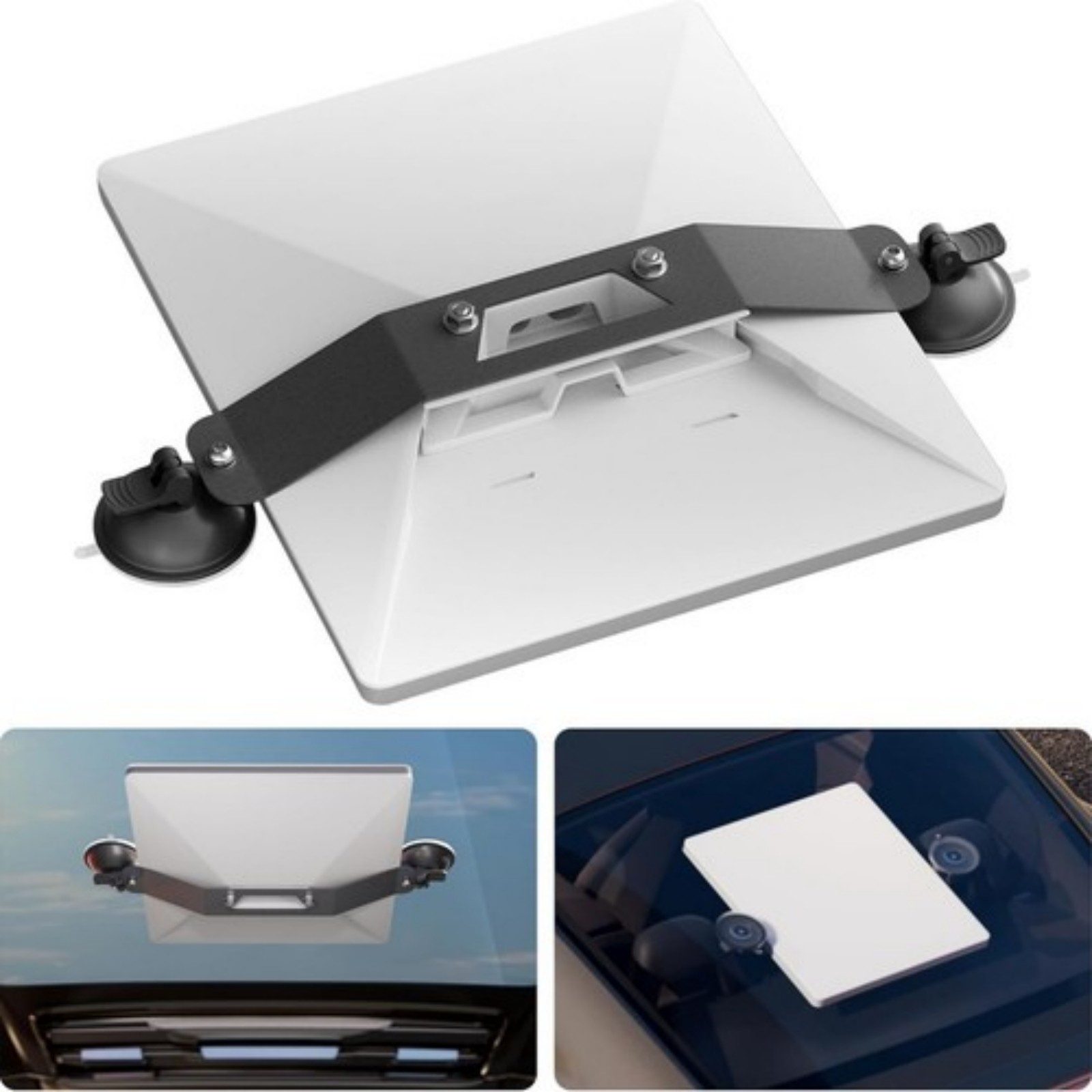 YUBRO-STUDIO SAT-Halterung Starlink Mini Saugnapfhalterung Auto Set Fenster Schiebedach
