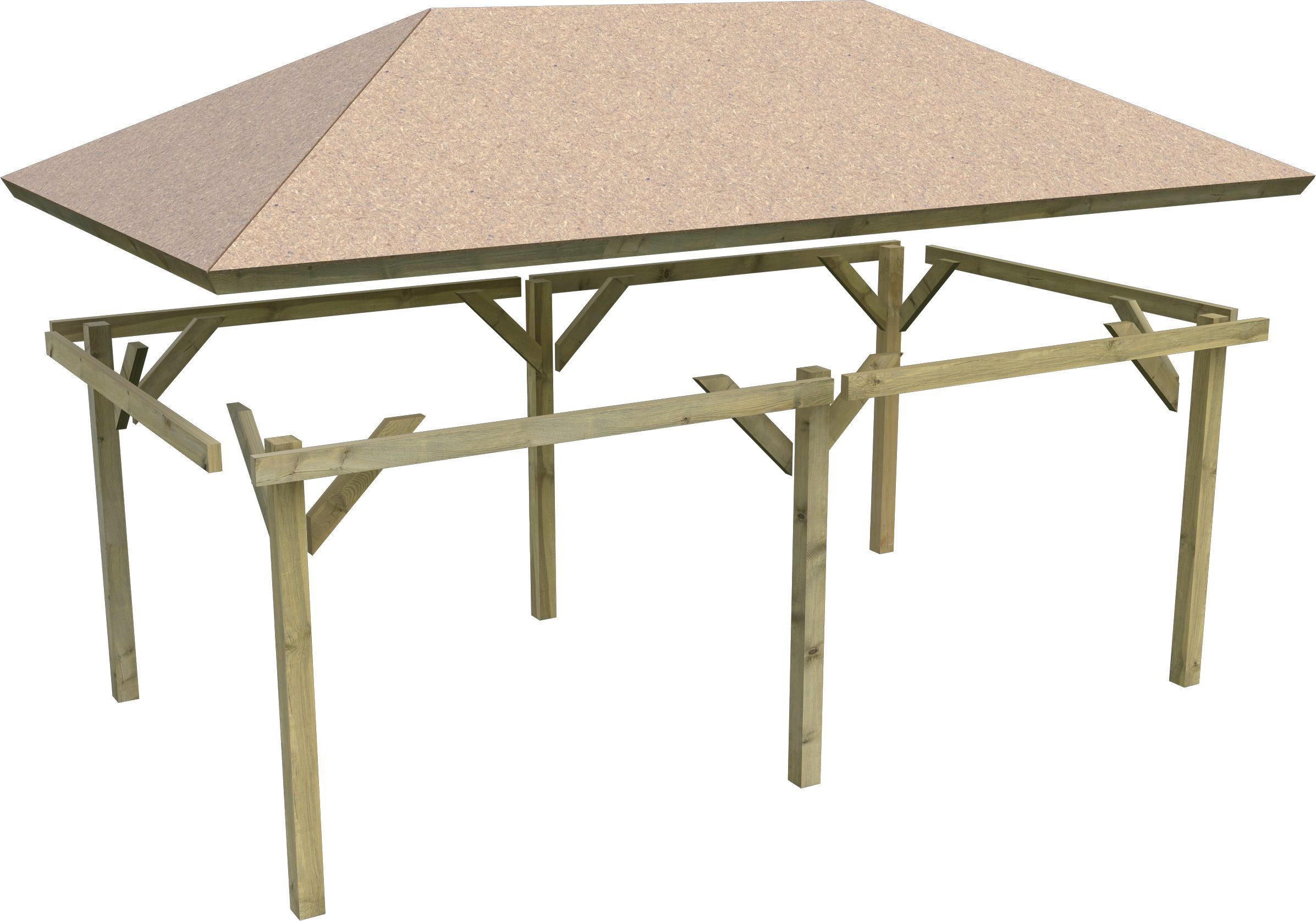 Karibu Pavillon Mailand, BxT: 345x485 cm