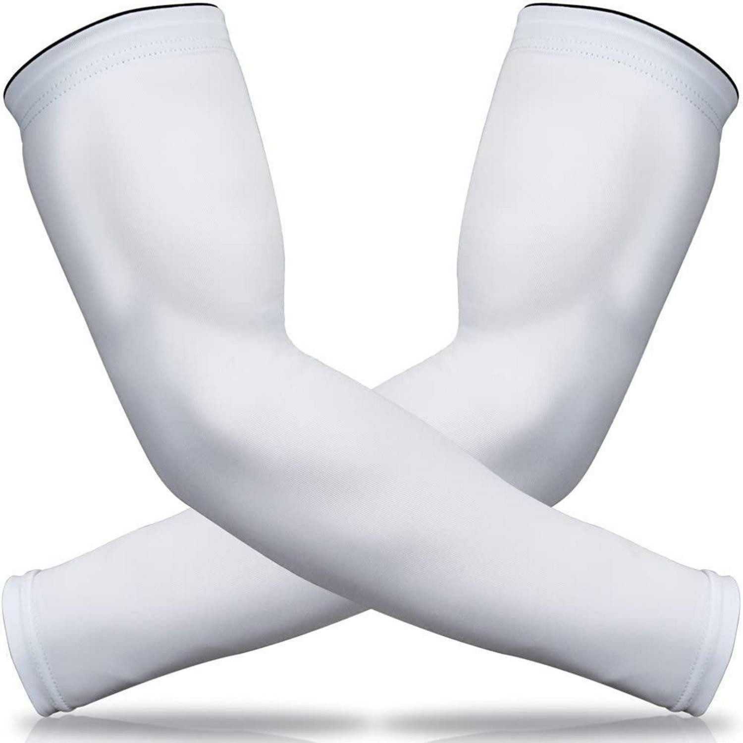 LuxusKollektion Armlinge Arm Sleeves Kompression XXL Weiß