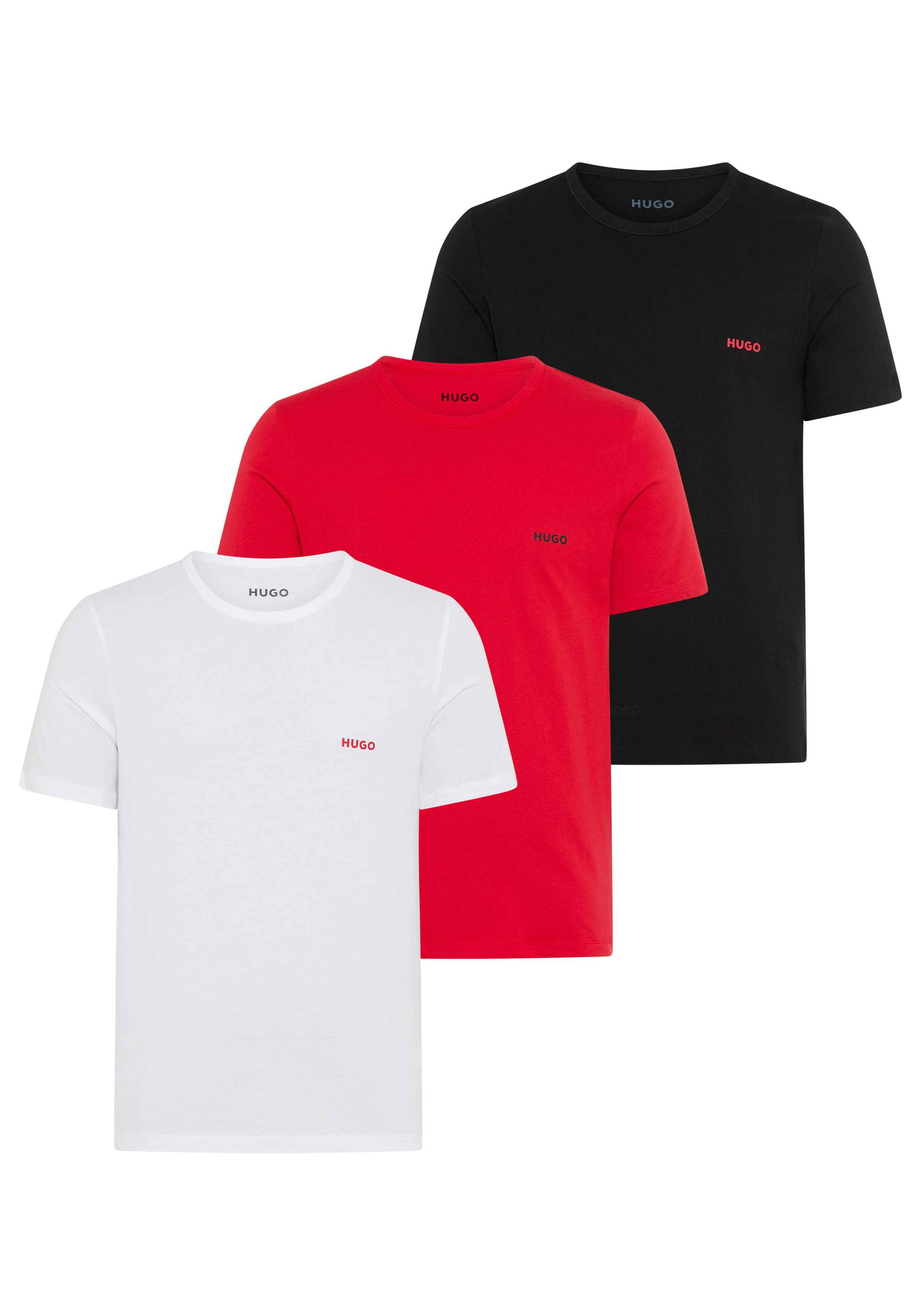 HUGO T-Shirt RN TRIPL (Packung, 3-tlg) günstig online kaufen