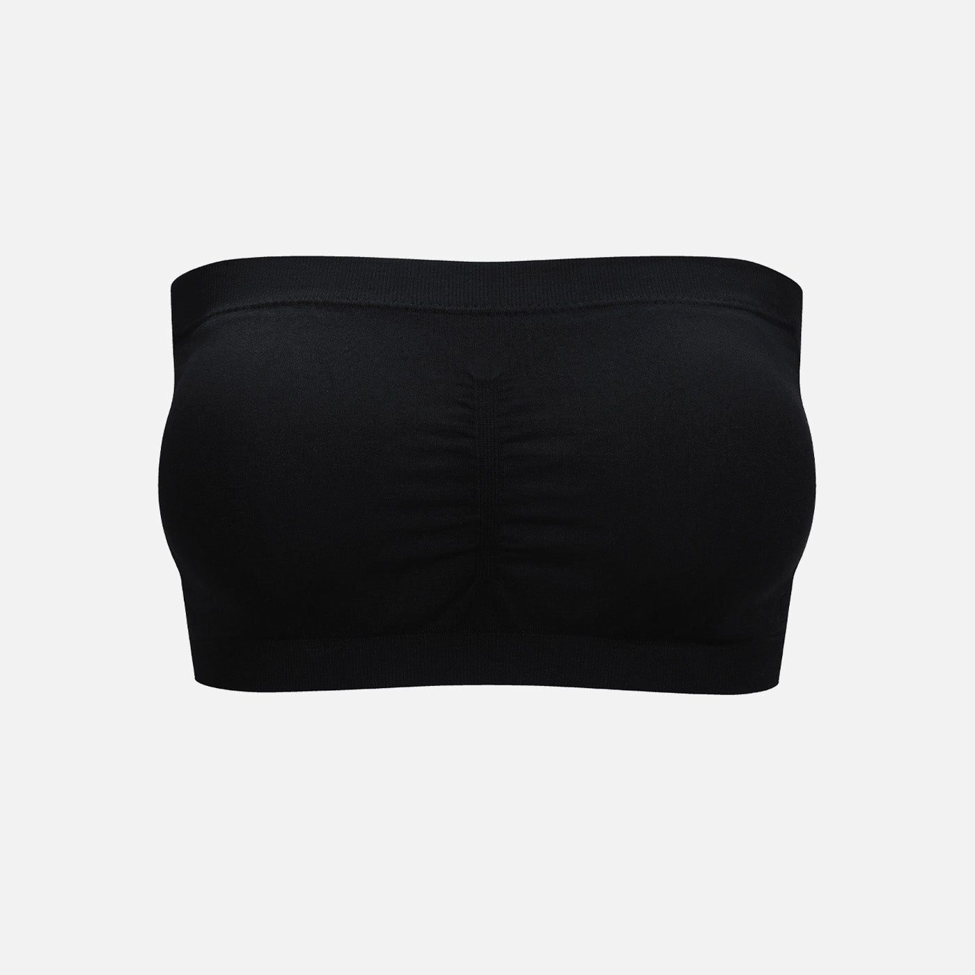 Creamy Fabrics Bandeau-BH Bandeau-BH-Schwarz-S (1-tlg)