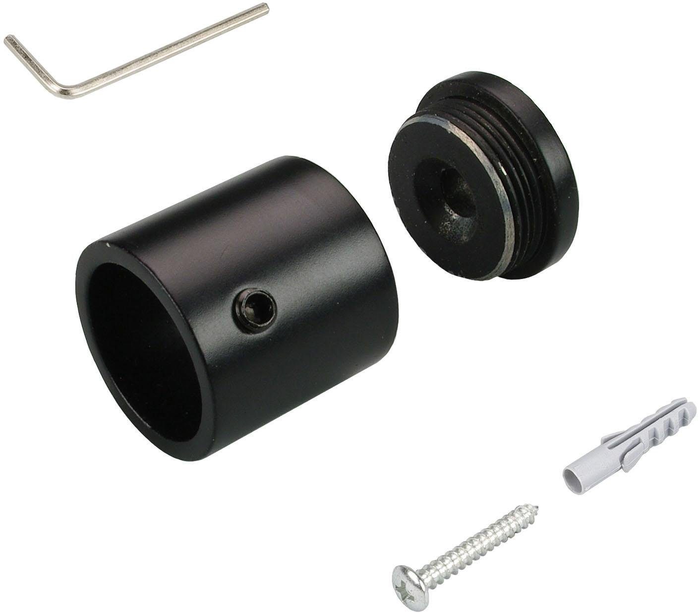 Liedeco Wandbefestigung, Gardinenstangen, (1-St), für Gardinenstangen Ø 16 günstig online kaufen