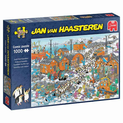 Jumbo Spiele Puzzle Jan van Haasteren - Südpol-Expedition 1000 Teile, 1000 Puzzleteile