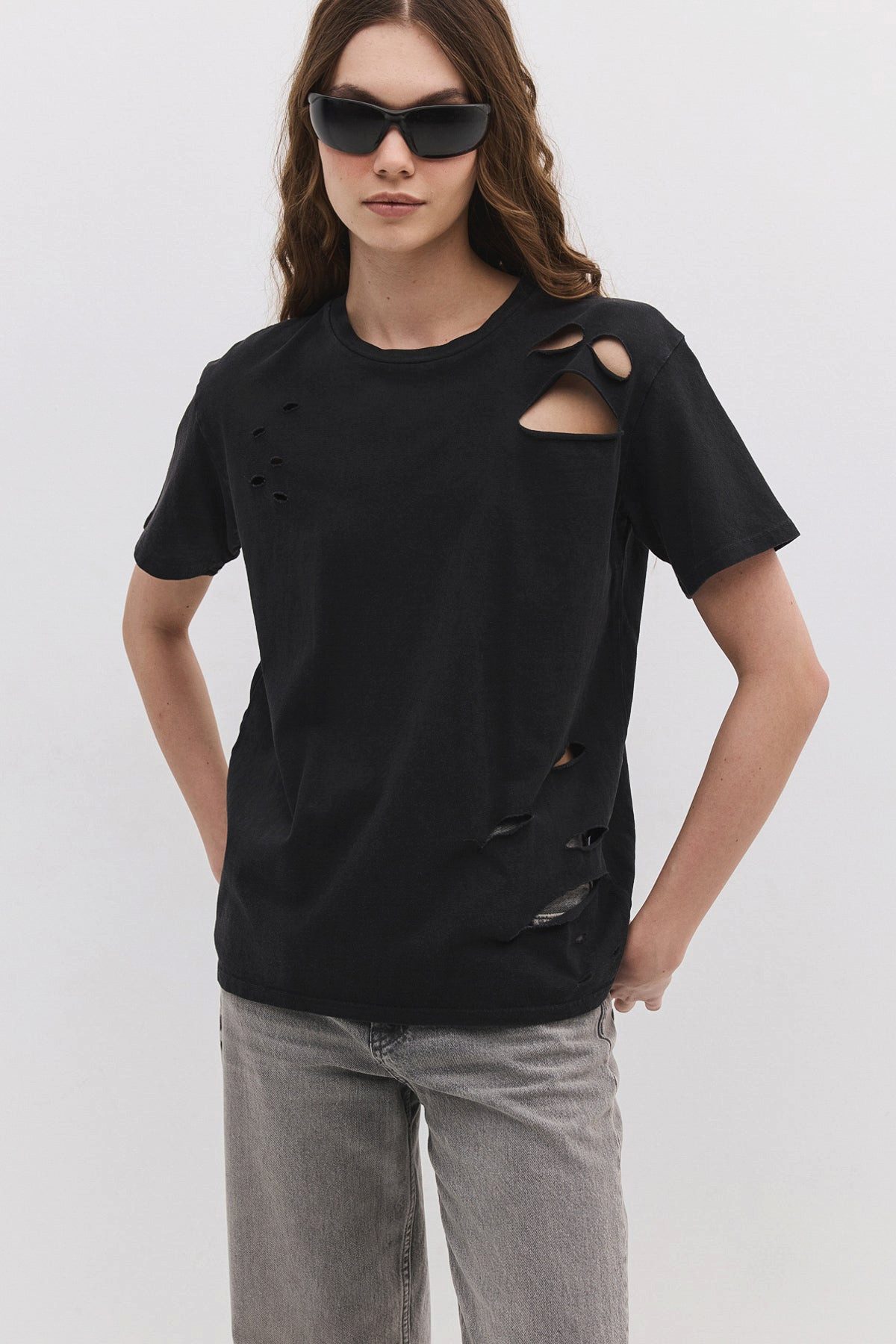 No Matter What T-Shirt Zerrissenes und günstig online kaufen
