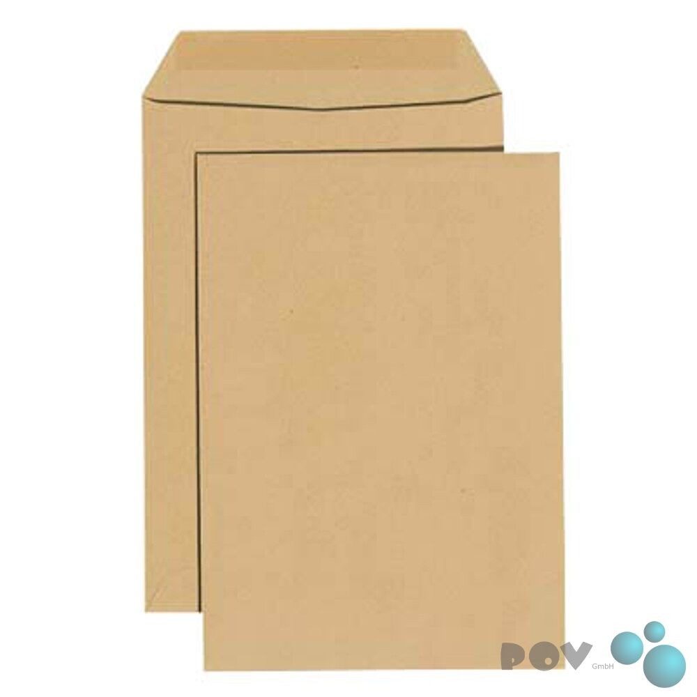 MAILMEDIA Versandtasche MAILmedia Versandtaschen DIN C5 ohne Fenster braun 50 St.