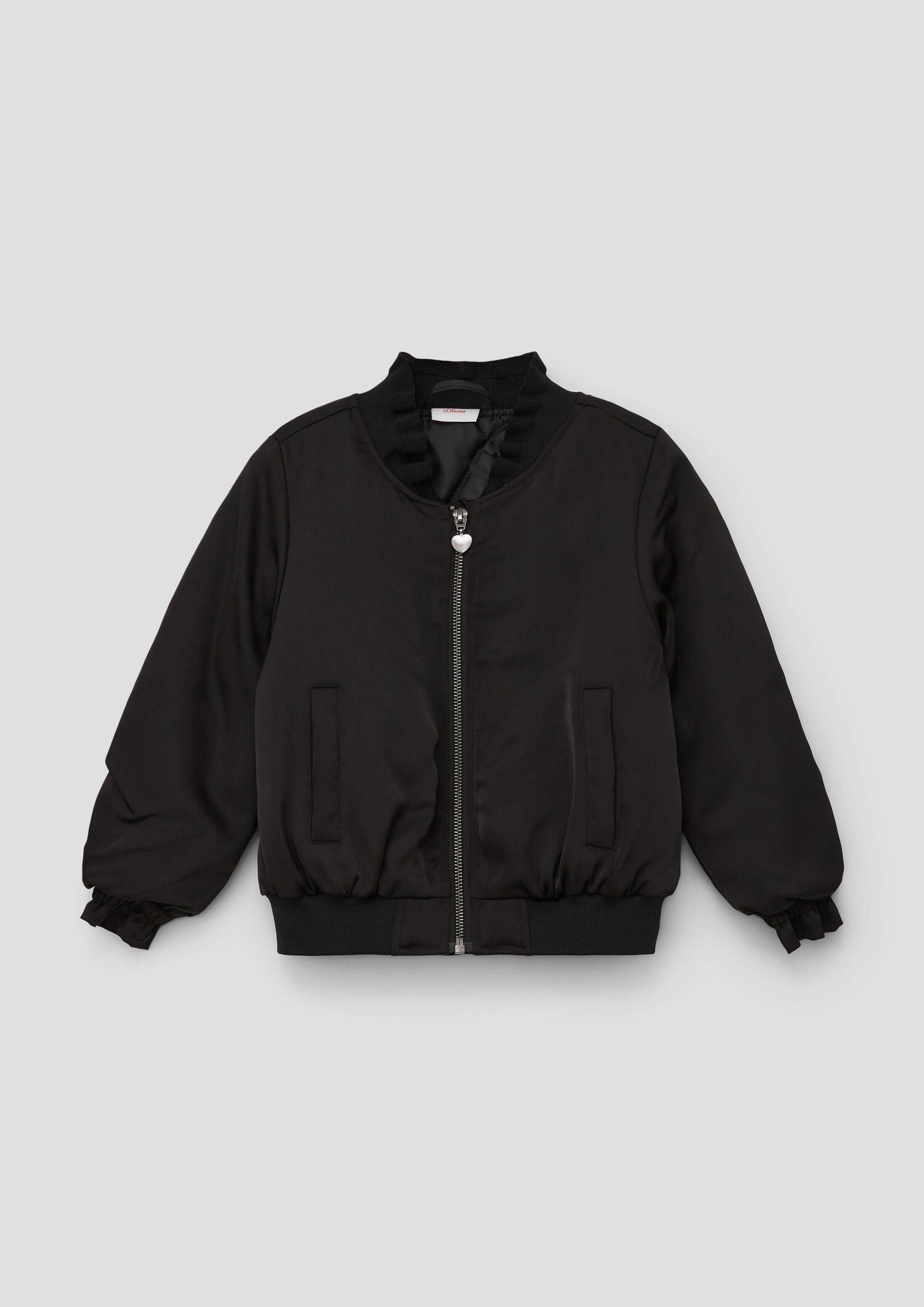 s.Oliver Funktionsjacke Indoor-Jacke Blouson im Piloten-Style