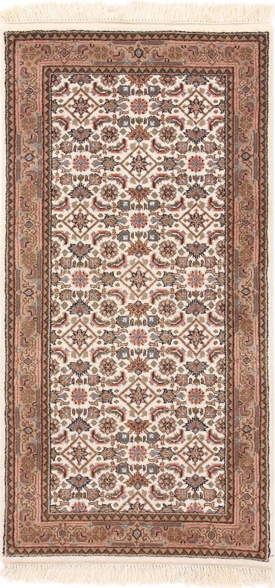 Orientteppich Indo Keshan 72x137 Handgeknüpfter Orientteppich Läufer, Nain Trading, rechteckig, Höhe: 12 mm