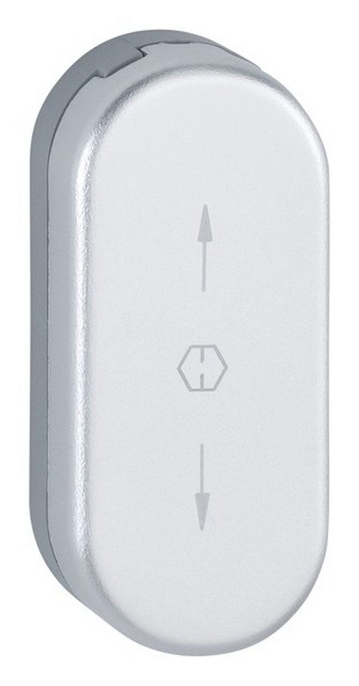 HOPPE Fensterbeschlag duraPlus, Fenster-Griffloch-Verdeckrosette U26SV - silberfarben