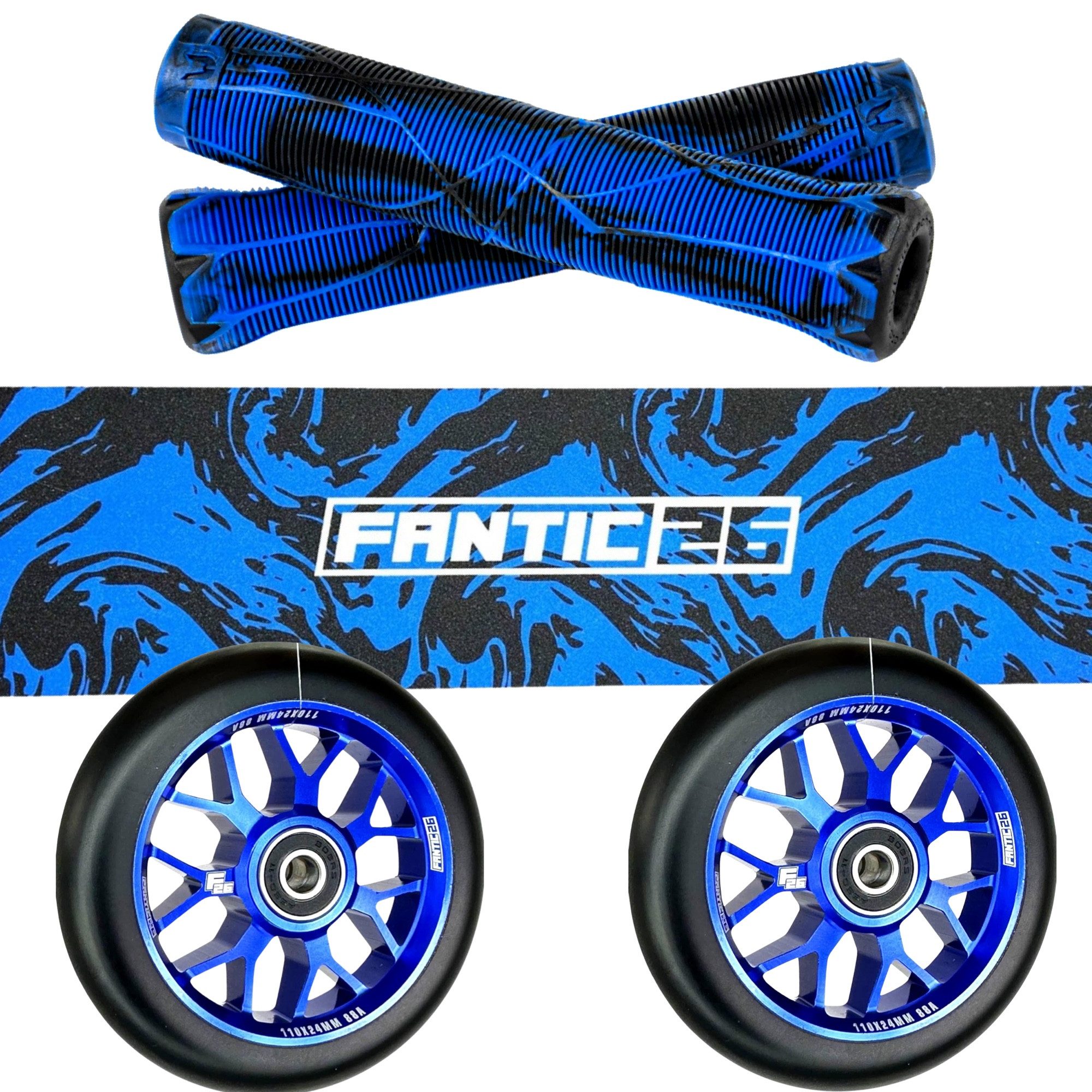Fantic26 Stuntscooter A+ Fantic26 Stunt-Scooter Ersatzteile Bundle Spar-Sets