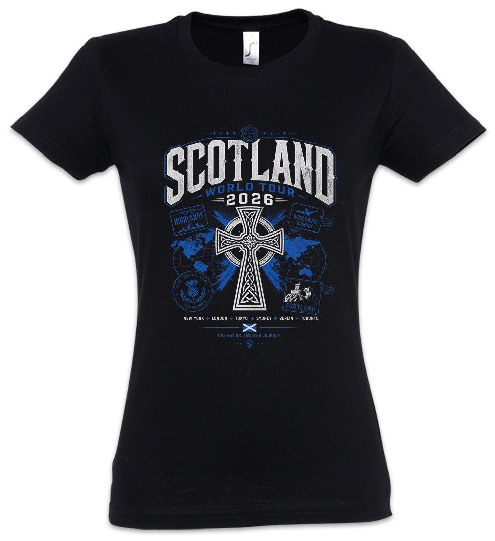 Urban Backwoods Print-Shirt Team Scotland Damen T-Shirt Schottland Scots Schotten Fußball WM (1-tlg) Soccer Football Turnier 2026