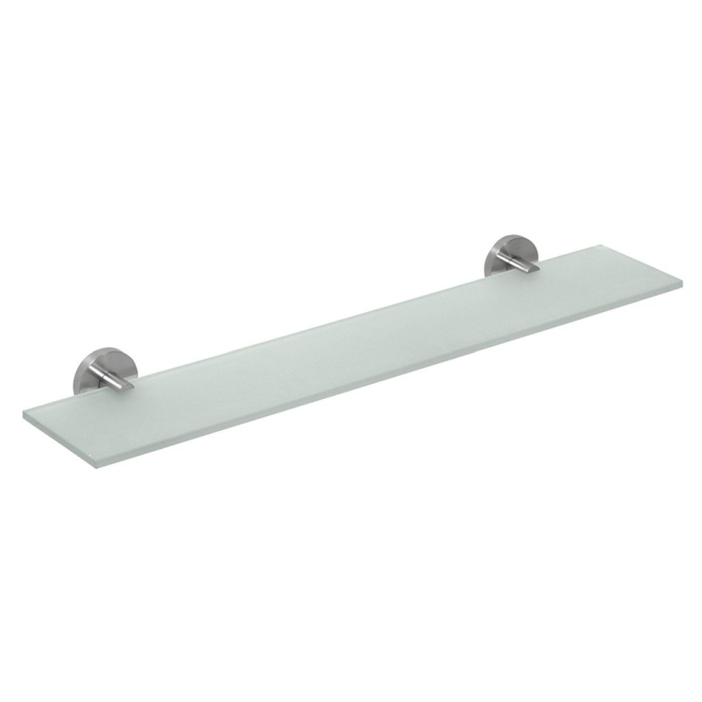 BRILLANTBAD® Duschablage BEO Glasablage Edelstahl matt für Bad & Küche >> Bohren
