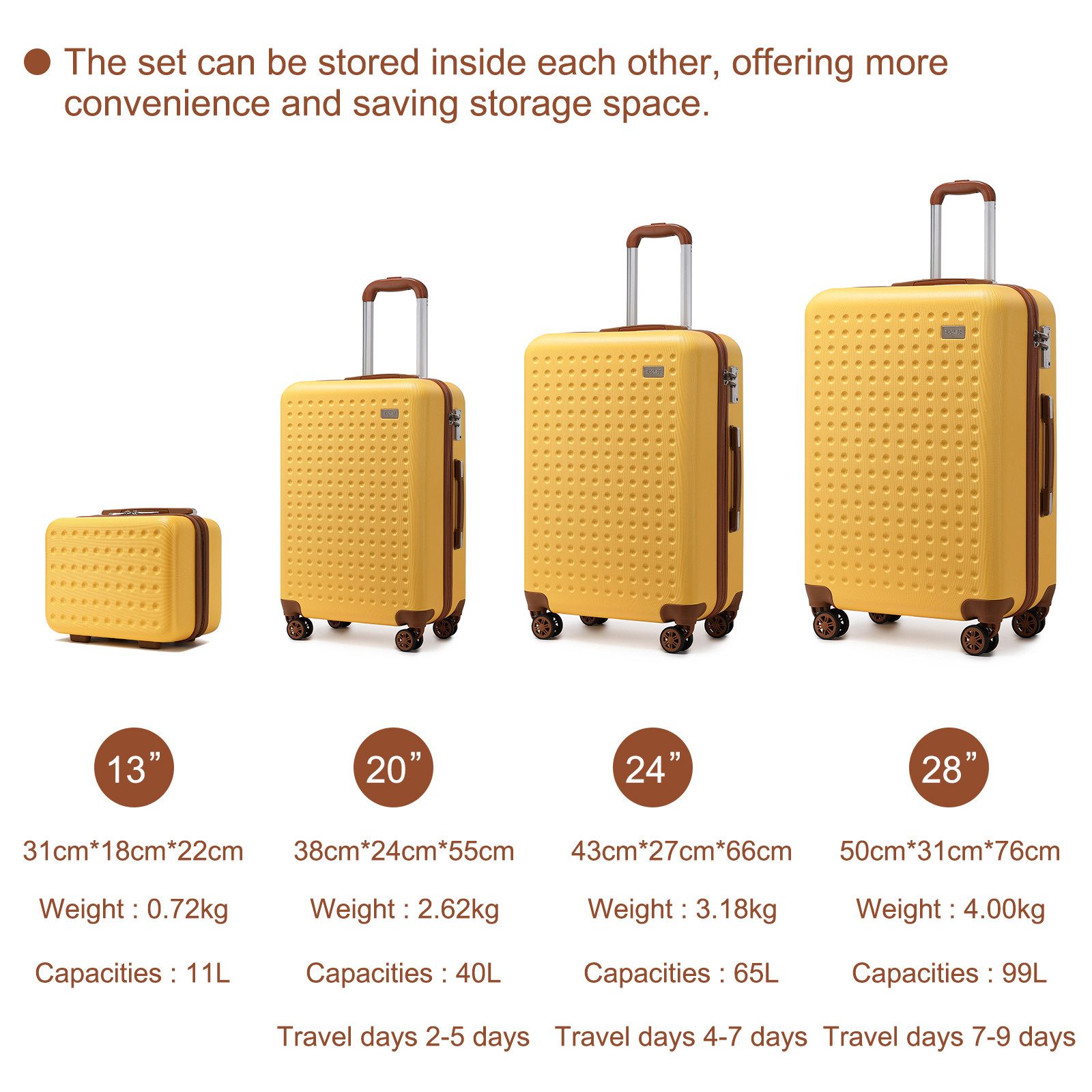 British Traveller Hartschalen-Trolley Hartschalenkoffer 100% ABS günstig online kaufen