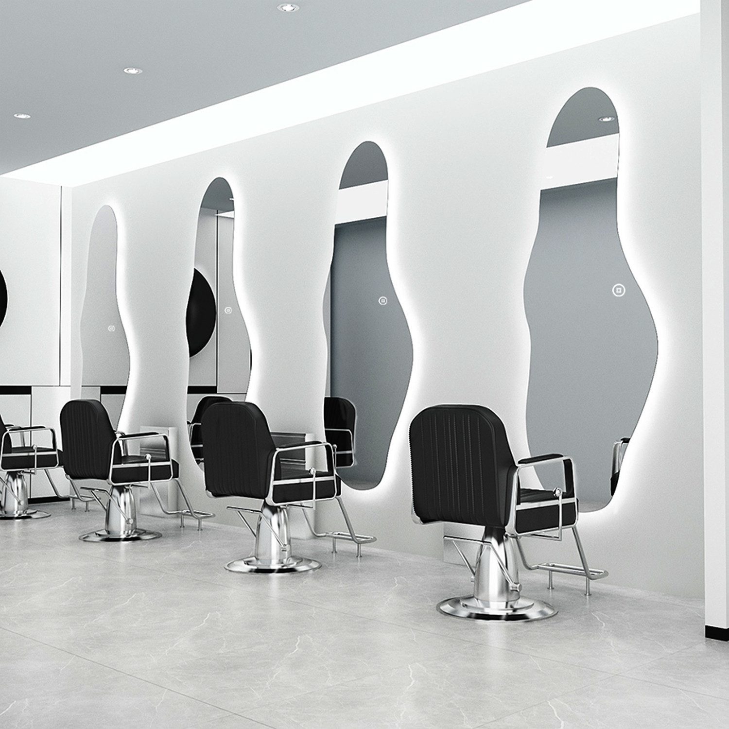 WDWRITTI Spiegel Friseurspiegel groß für Friseurladen Friseurspiegel Hotel günstig online kaufen