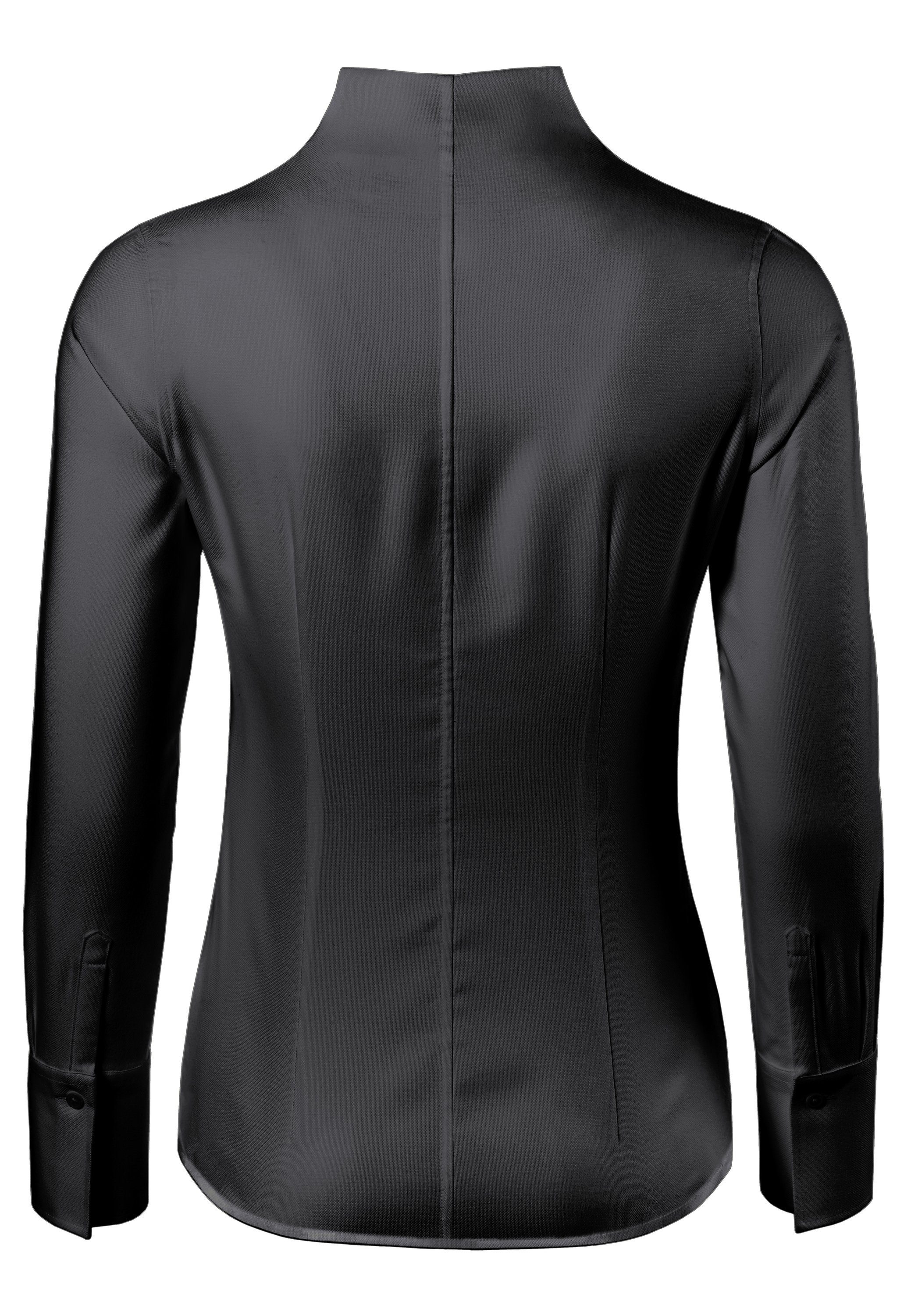 Vincenzo Boretti Klassische Bluse leicht tailliert soft Oxford Kelchkragen