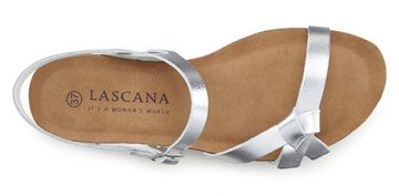 LASCANA Sandale Sandalette, Sommerschuh aus Leder