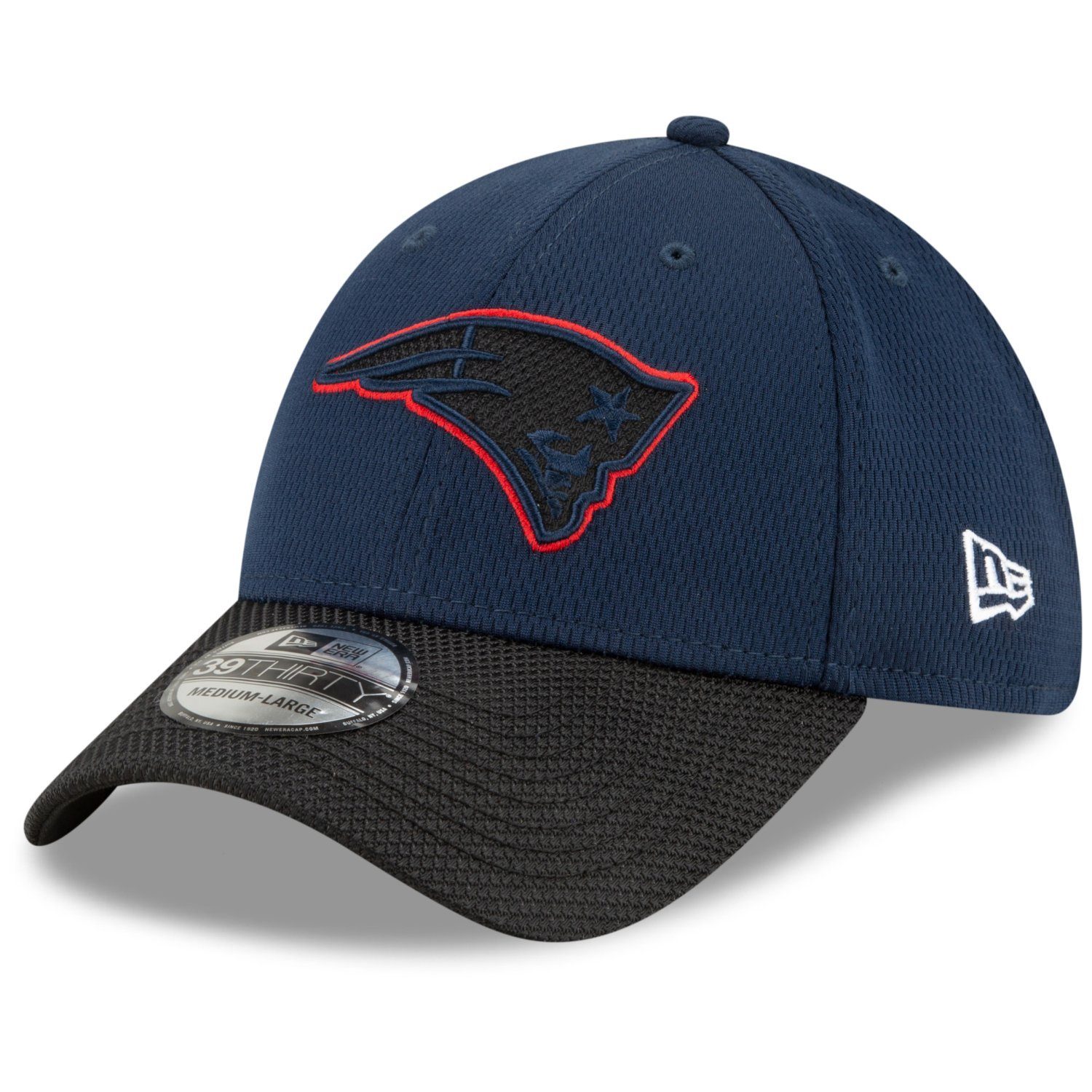 New Era Flex Cap 39Thirty Stretch NFL SIDELINE 2021 Road Edition New England Patriots | Flex Caps