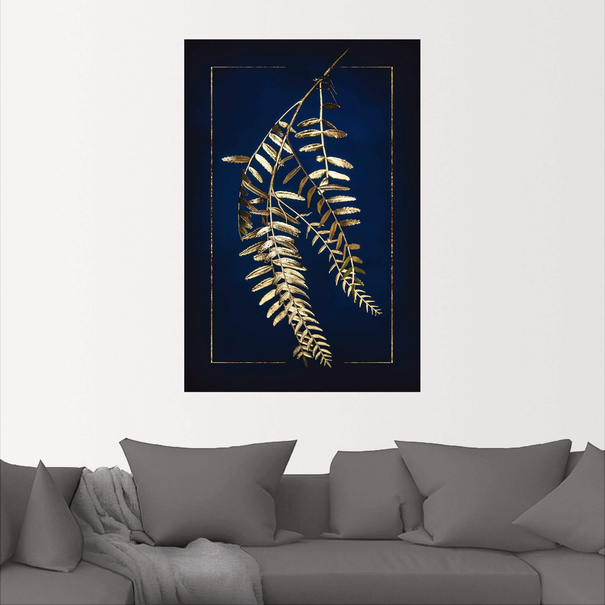 Artland Wandbild »Goldener Pfefferbaum«, Blätterbilder (1 Stück), in vielen Größen & Produktarten - Alubild / Outdoorbild für den Außenbereich, Leinwandbild, Poster, Wandaufkleber / Wandtattoo auch für Badezimmer geeignet-kaufen