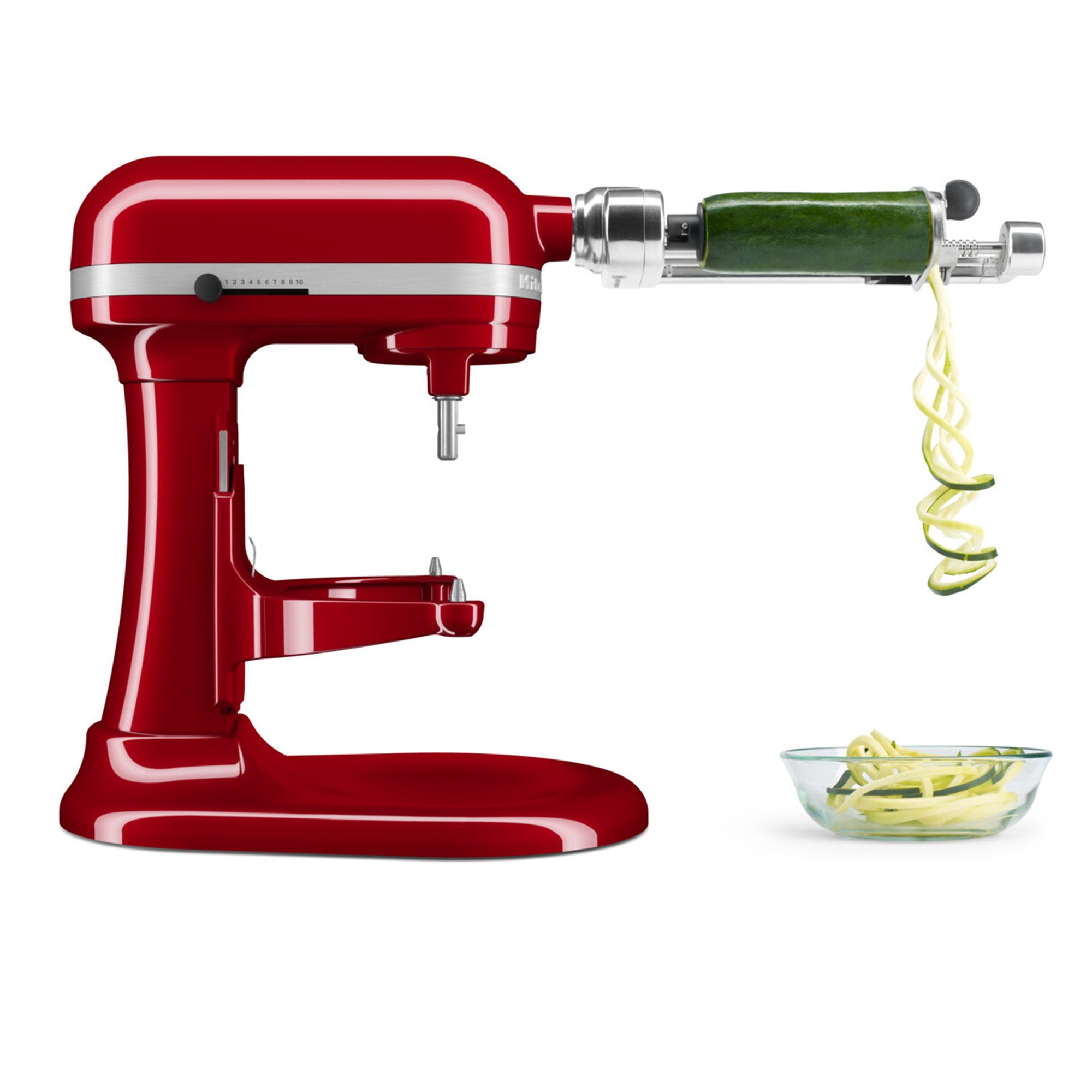 KitchenAid Küchenmaschine 5KSM55SXXEER, 375 W, 5,2 l Schüssel, Original-Planetenrührwerk – Bild 5 von 5