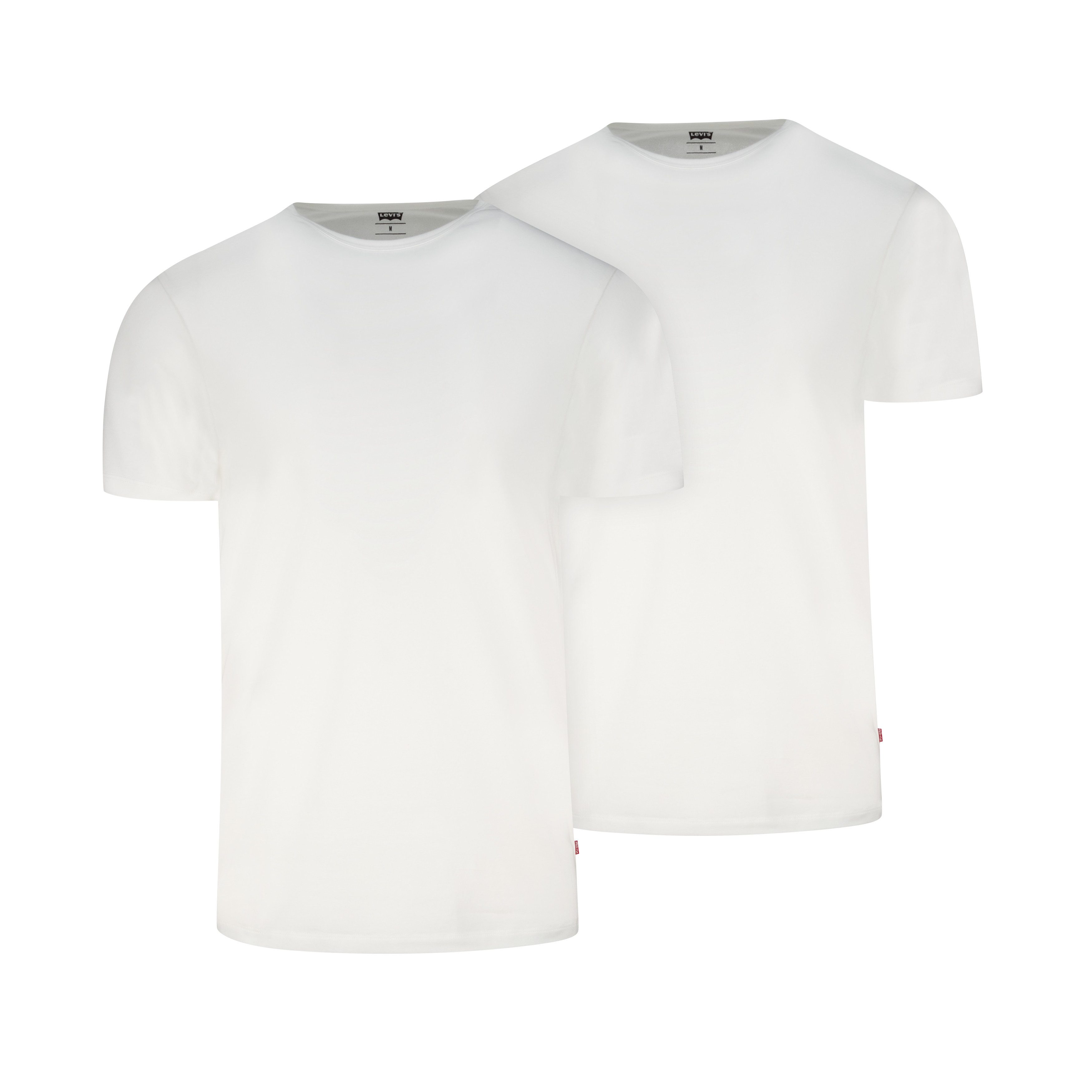 Levi's® T-Shirt LEVIS MEN SOLID CREW (2er Pack) mit Rundhalsausschnitt günstig online kaufen
