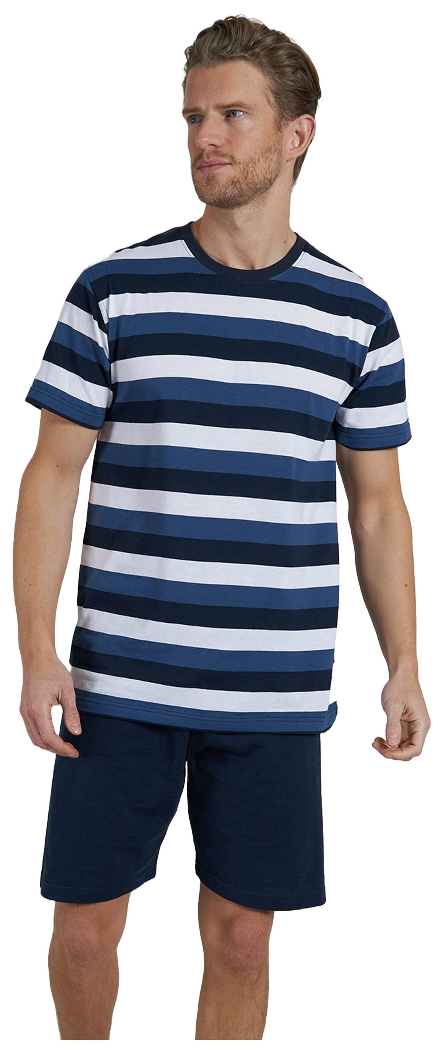 CECEBA Pyjama Herren Schlafanzug kurz (2 tlg) Klima Aktiv auch in großen Größen