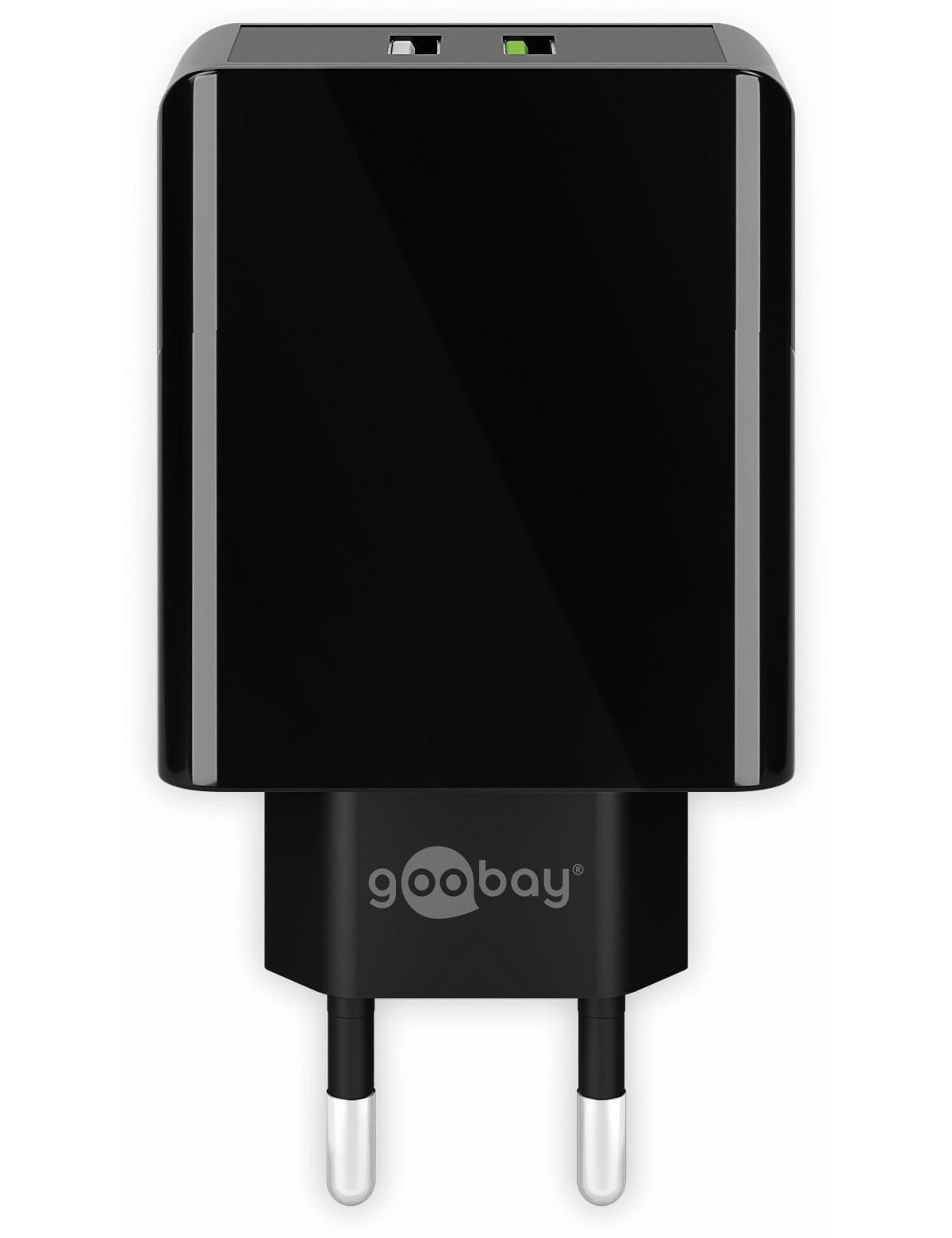 Goobay 44177 Dual-USB Auto Ladegerät 2x USB - 12W (12/24V) - max. 2,4A