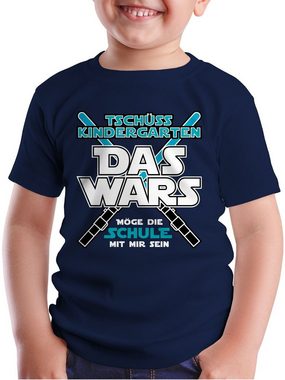 Shirtracer T-Shirt Das Wars Kindergarten Tschüss Kita Einschulung Junge Schulanfang Geschenke