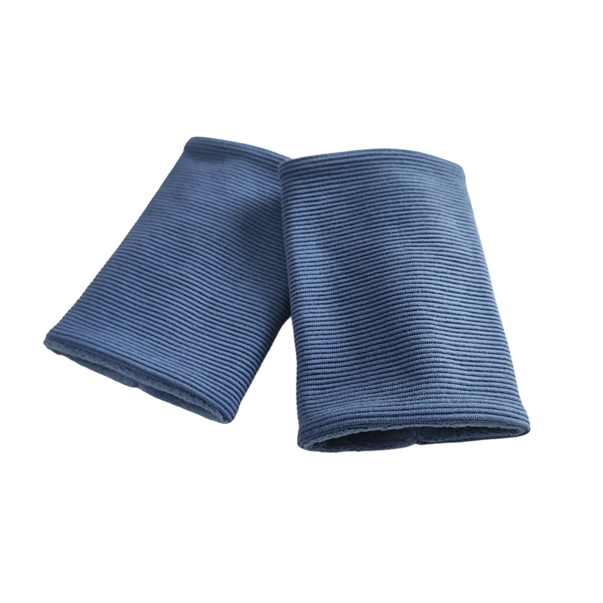 Armstulpen Pulswärmer, Handgelenkwärmer aus Ripp-Jersey und Baumwollfleece