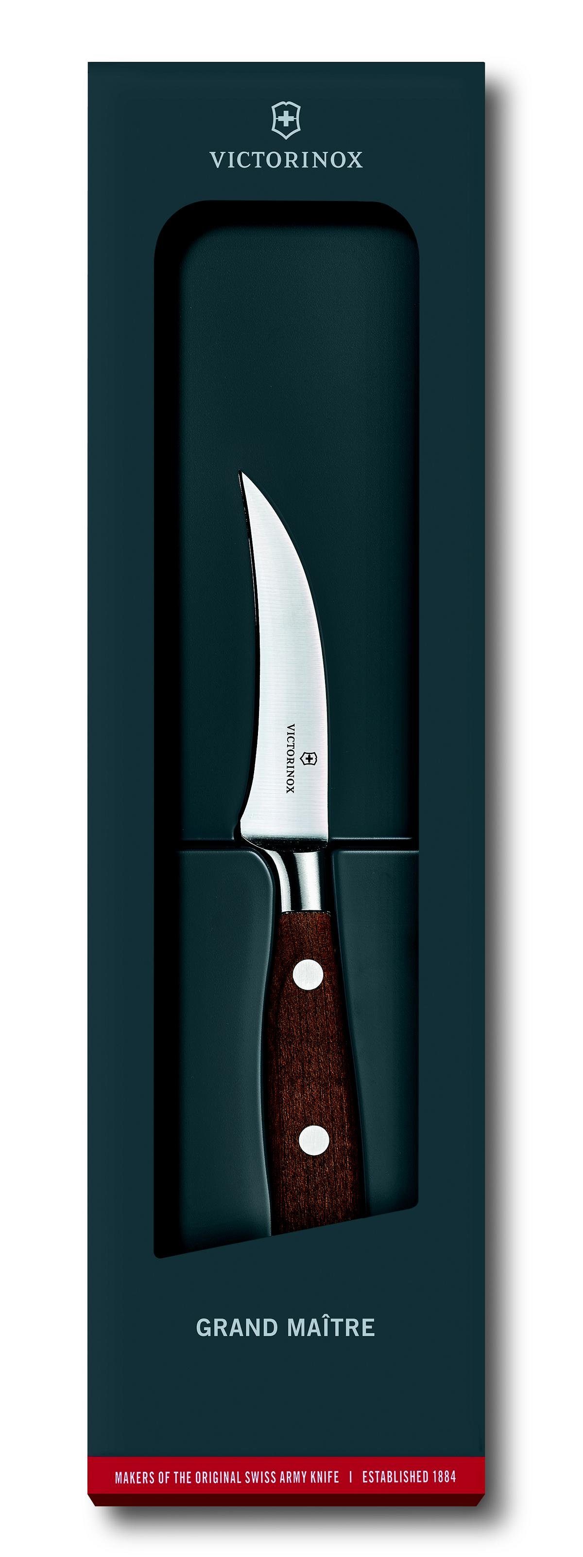 Victorinox Taschenmesser Geschenkschachtel Wood, Maître 8cm, Tourniermesser, Grand