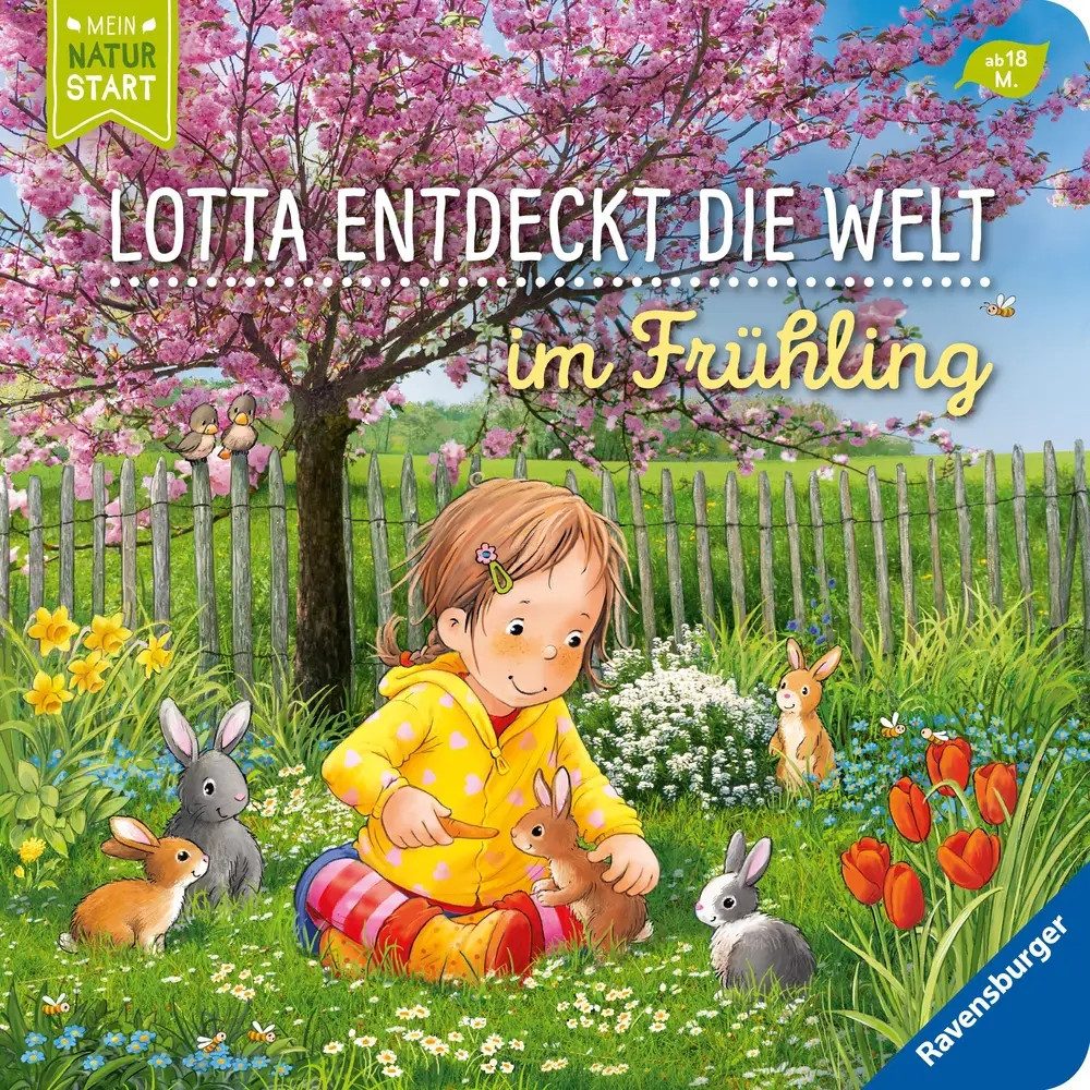 Ravensburger Verlag GmbH Zeichenalbum Lotta entdeckt die Welt: Im Frühling