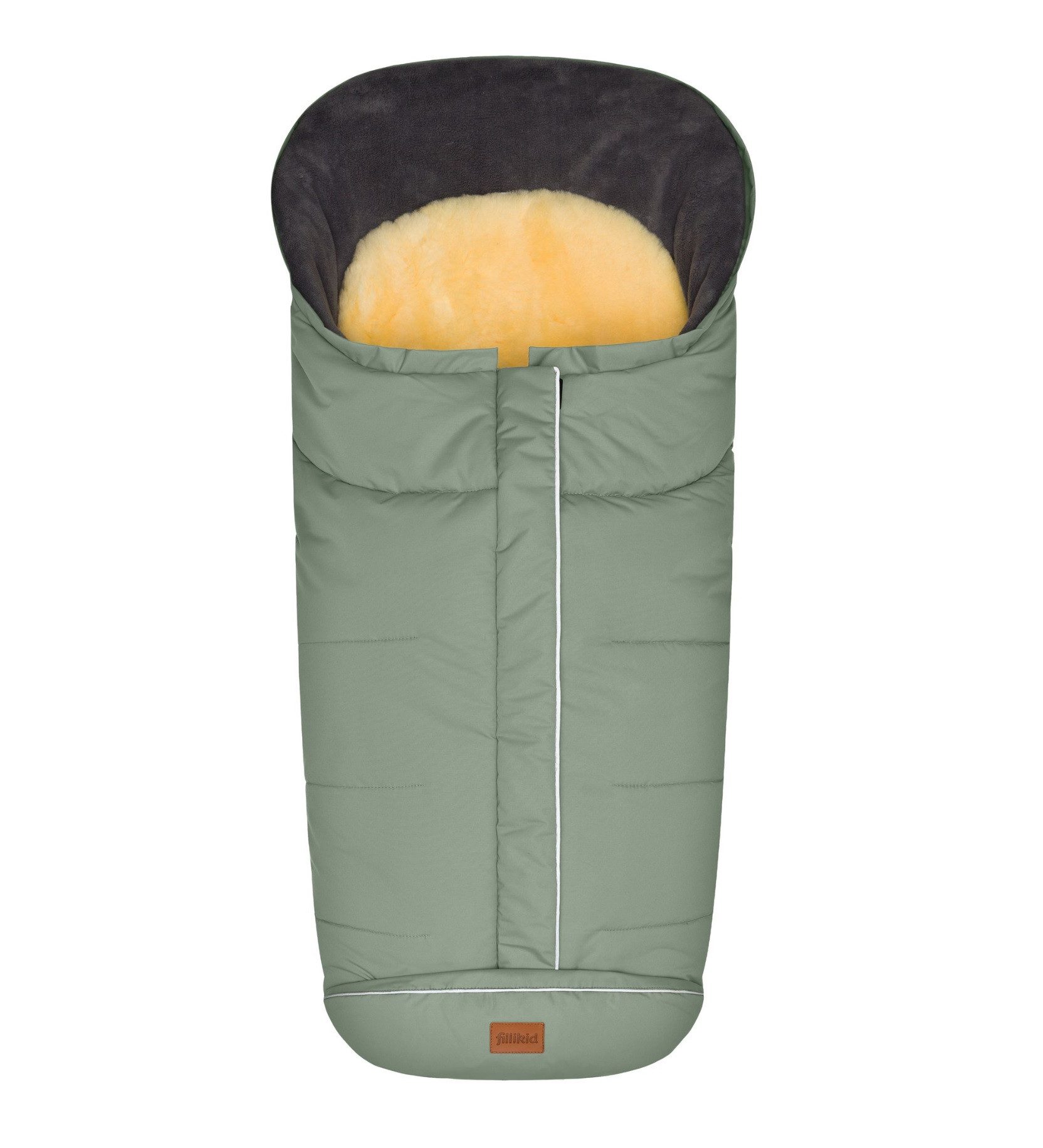 Fillikid Fußsack Echtfell-Winterfußsack Nanga Exklusiv