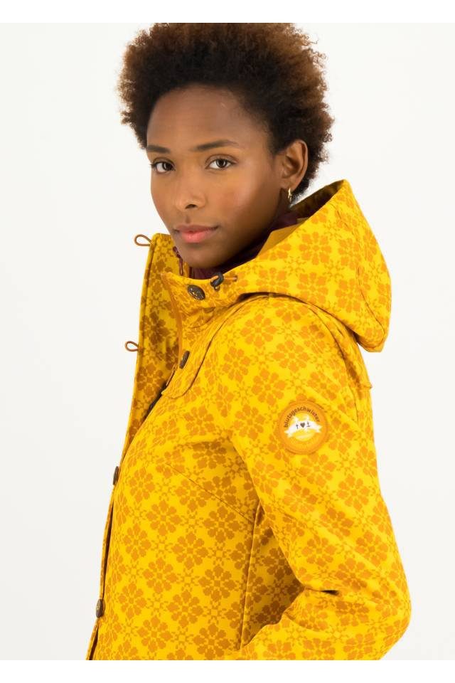 Blutsgeschwister Softshelljacke Blutsgeschwister Wild Weather Long Anorak Damen Jacke Softshell Mantel – Bild 3 von 4