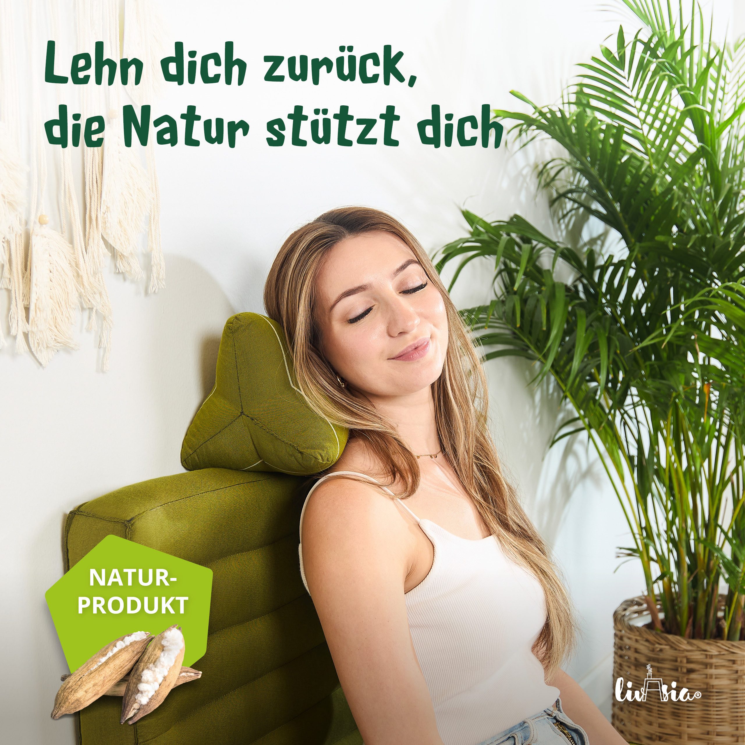 livasia Nackenstützkissen Knochenkissen, vegan und handgefertigt, günstig online kaufen
