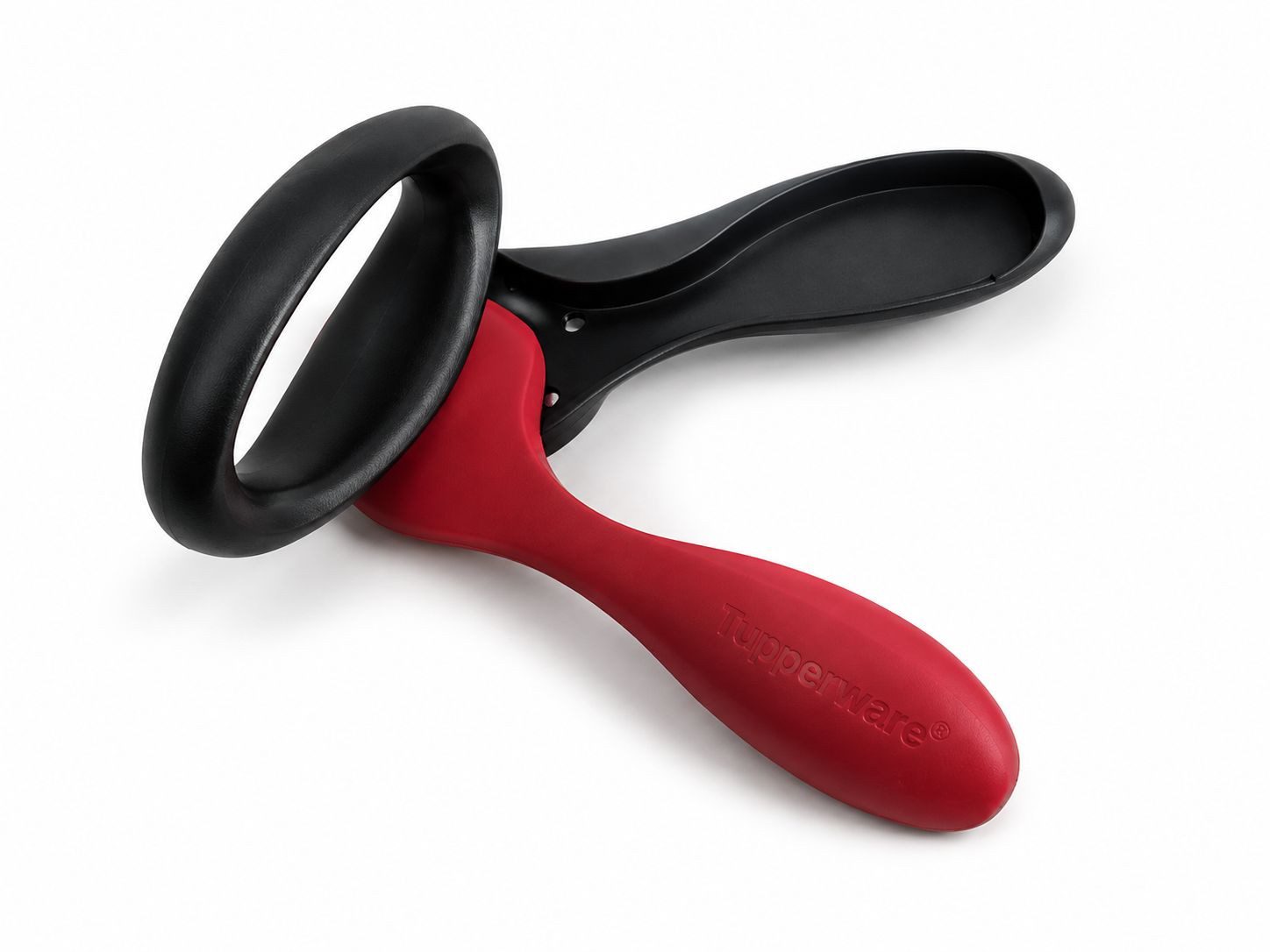 TUPPERWARE Dosenöffner Küchenhelfer Öffner Dosenöffner schwarz-rot