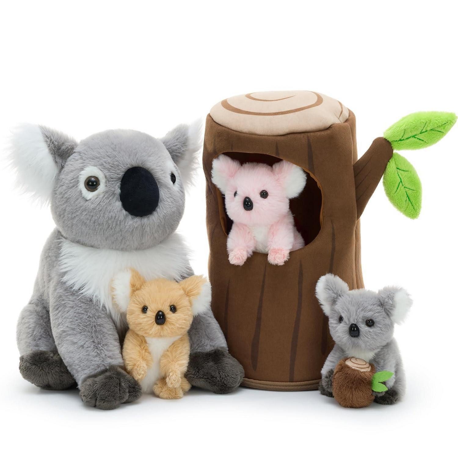 LuxusKollektion Kuscheltier Kuscheltier Koala XXL Baby Brown-Grey