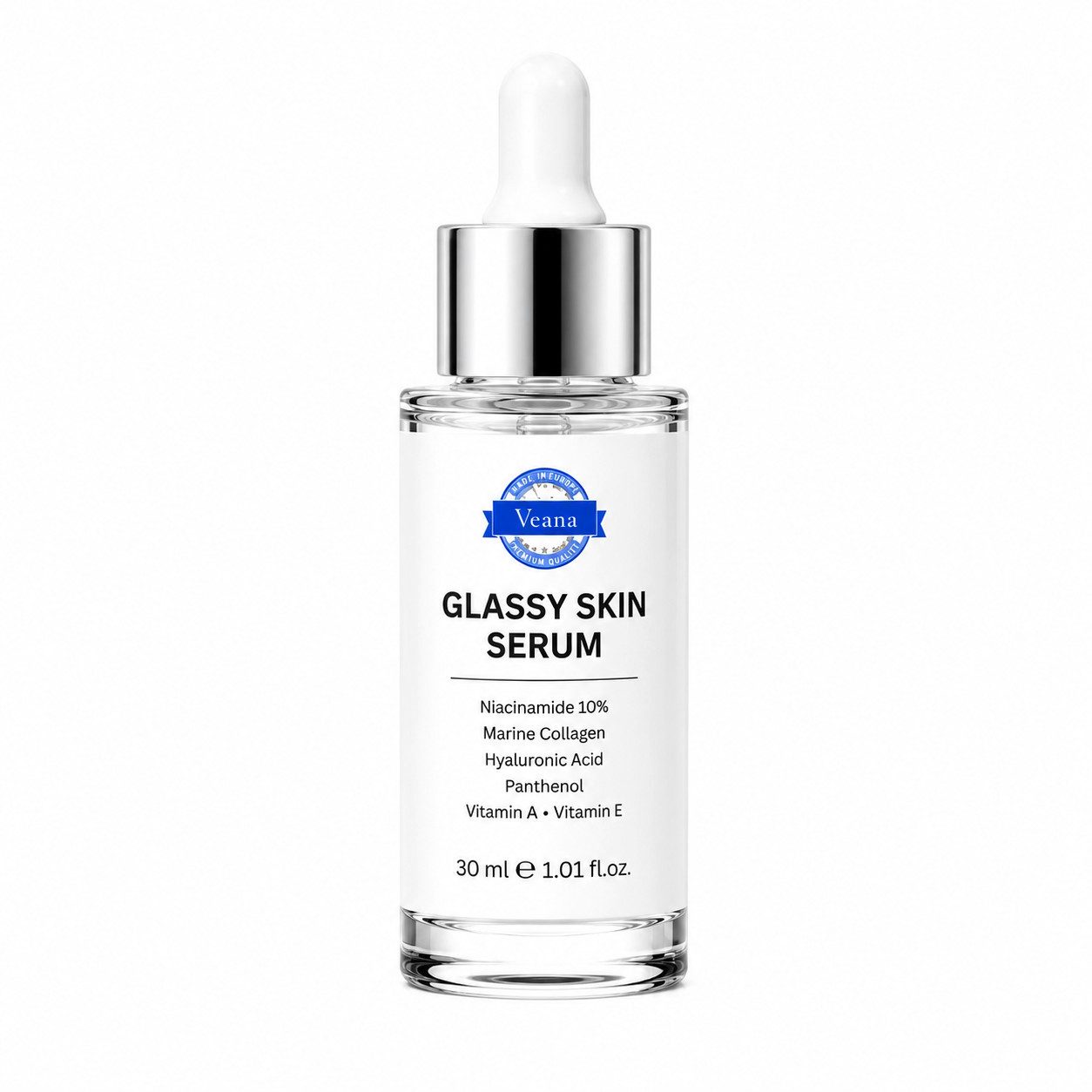 Veana Anti-Falten-Serum Veana Glass Skin Serum 30ml – Niacinamide & Glow Pflege