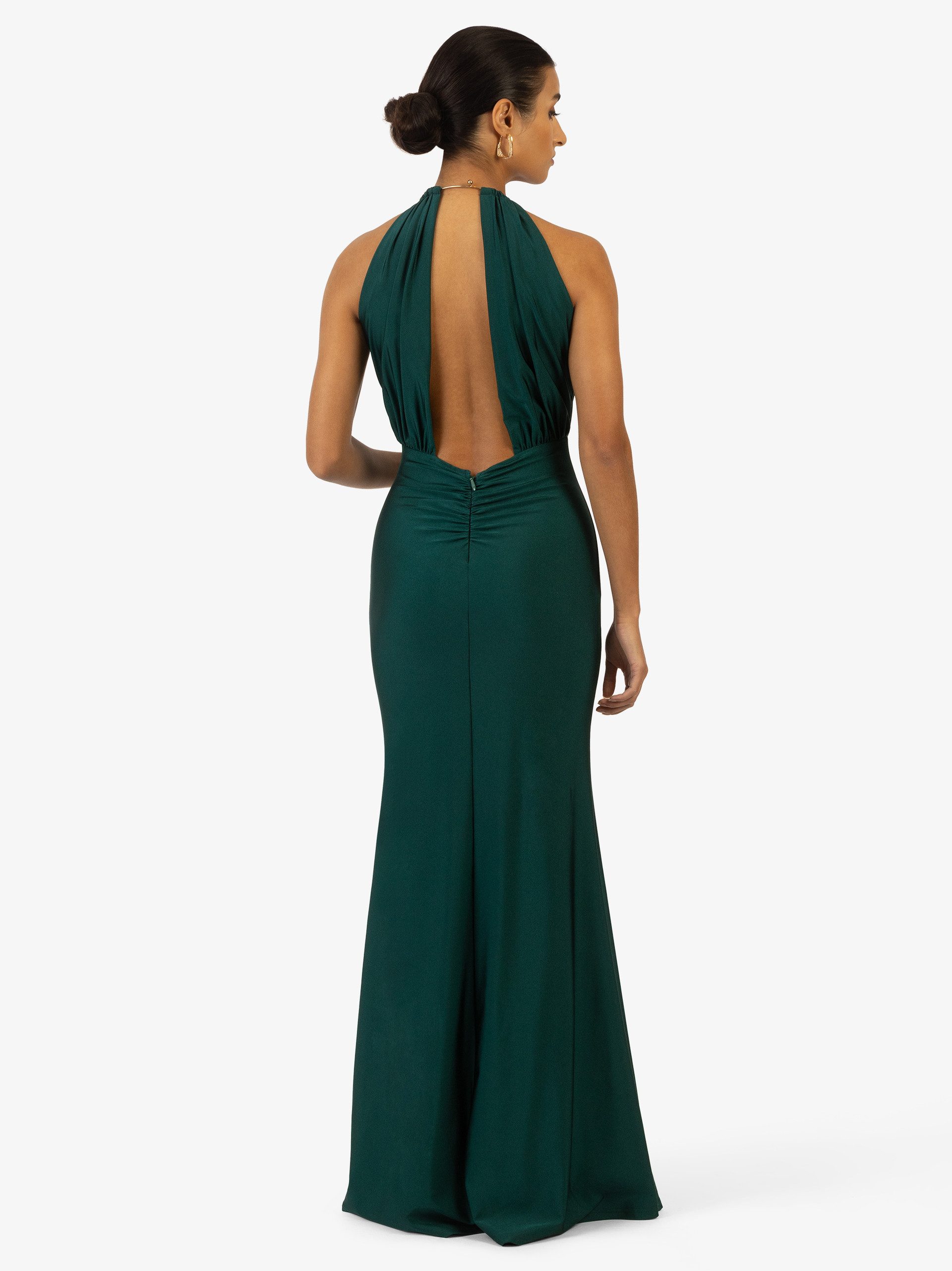 Kraimod Abendkleid mit Drapierung und Rückenausschnitt – Bild 2 von 4