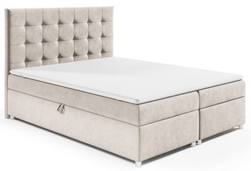 Best for Home Boxspringbett Trinity K12, mit Bettkasten und Topper