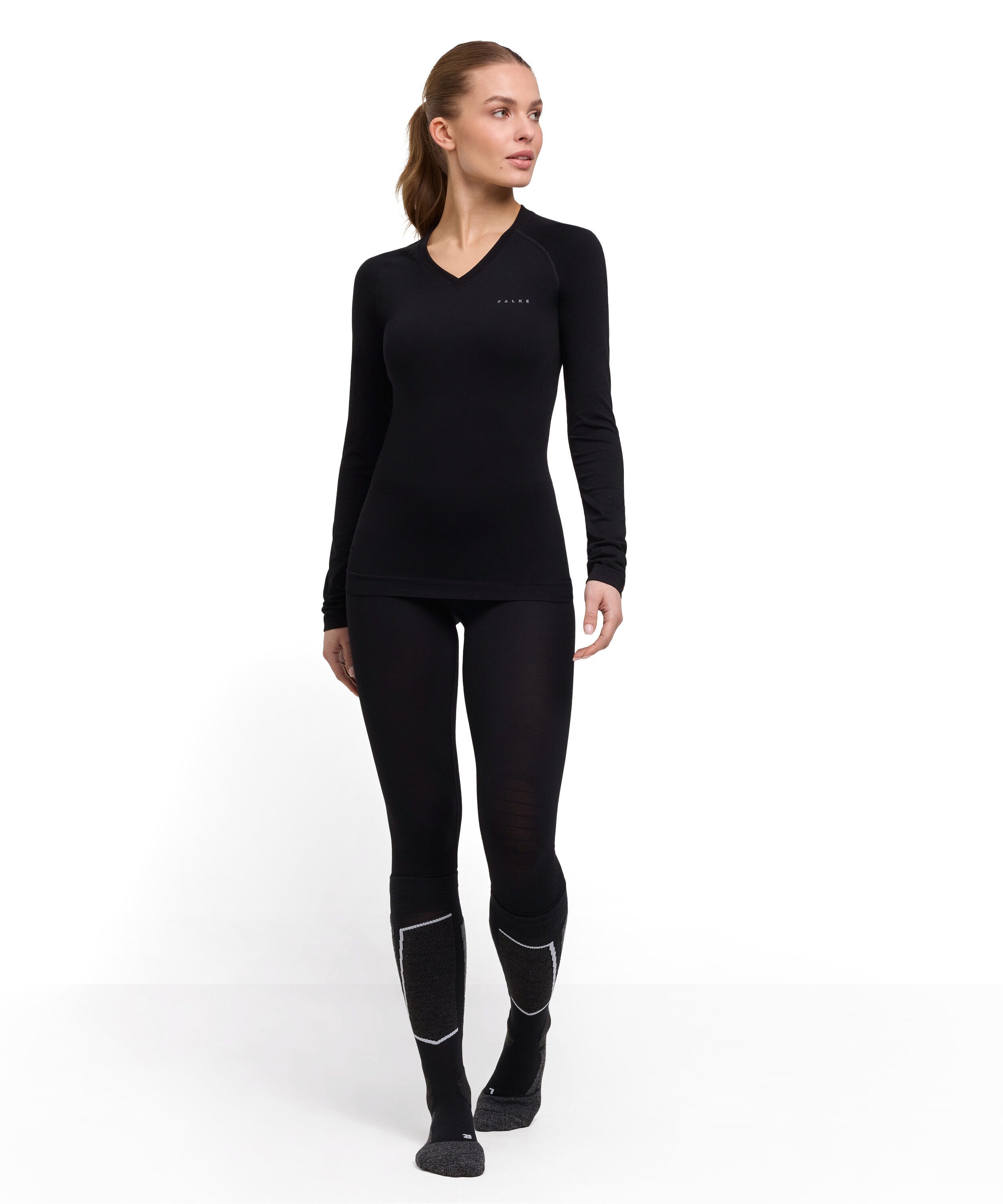 FALKE Funktionsshirt Wool-Tech Light (1-tlg., 1) aus Merinowolle für warme bis kalte Temperaturen