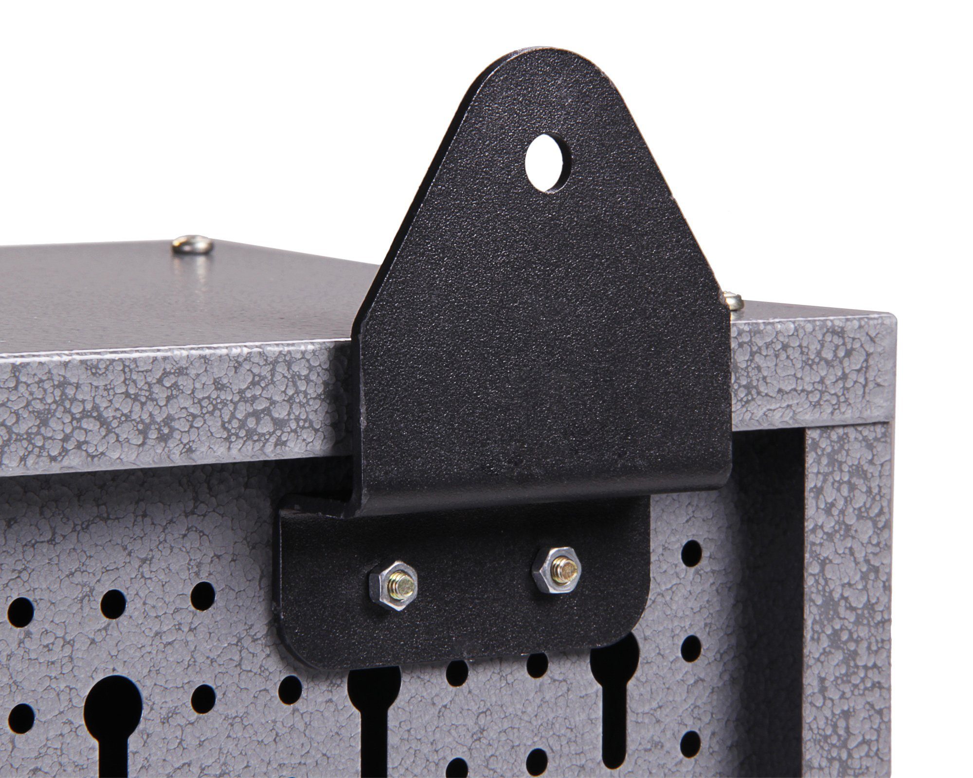 ONDIS24 Werkzeugschrank Werkstattschrank 120 cm (2-St) 2 abschließbare Türen, Eurolochwände