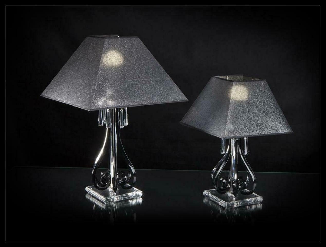 JVmoebel Schreibtischlampe Tischleuchte Antik Stil Tisch Lampe Kristall Leuchte, Ersatzlampe, Warmweiß