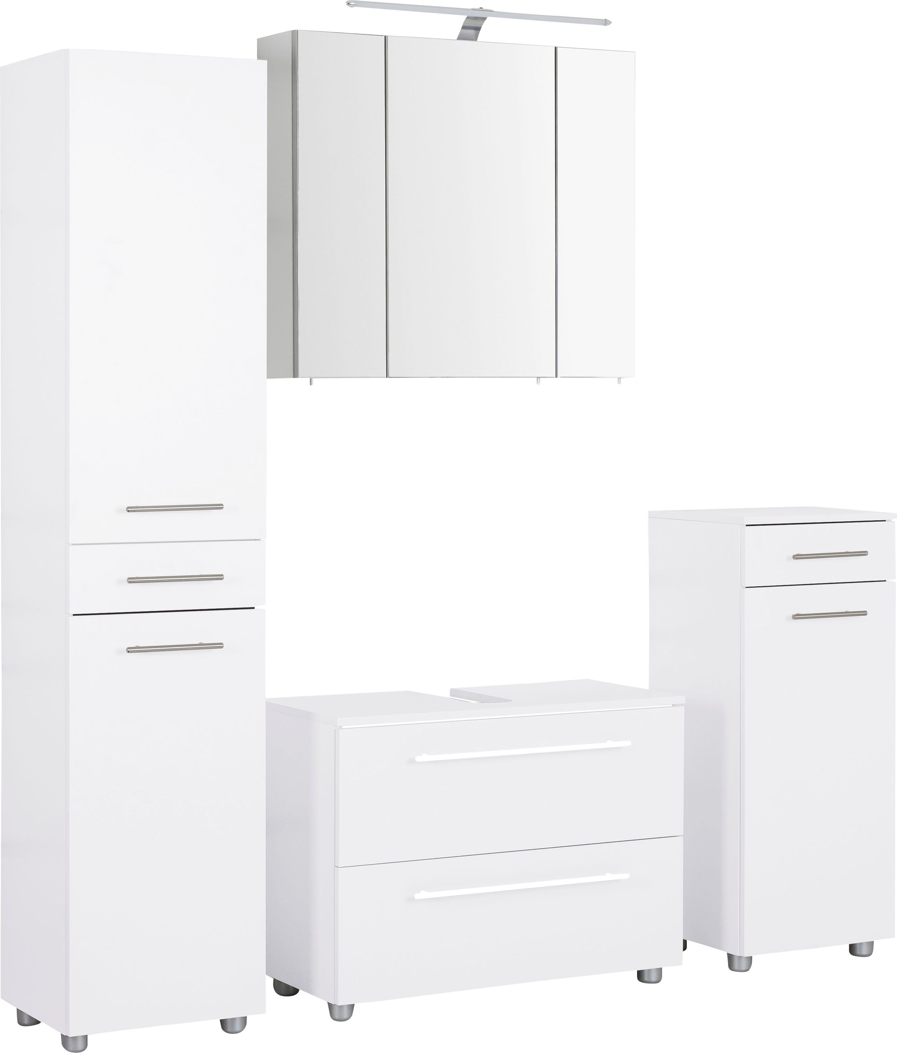 OPTIFIT Badmöbel-Set Bern, (4-St)