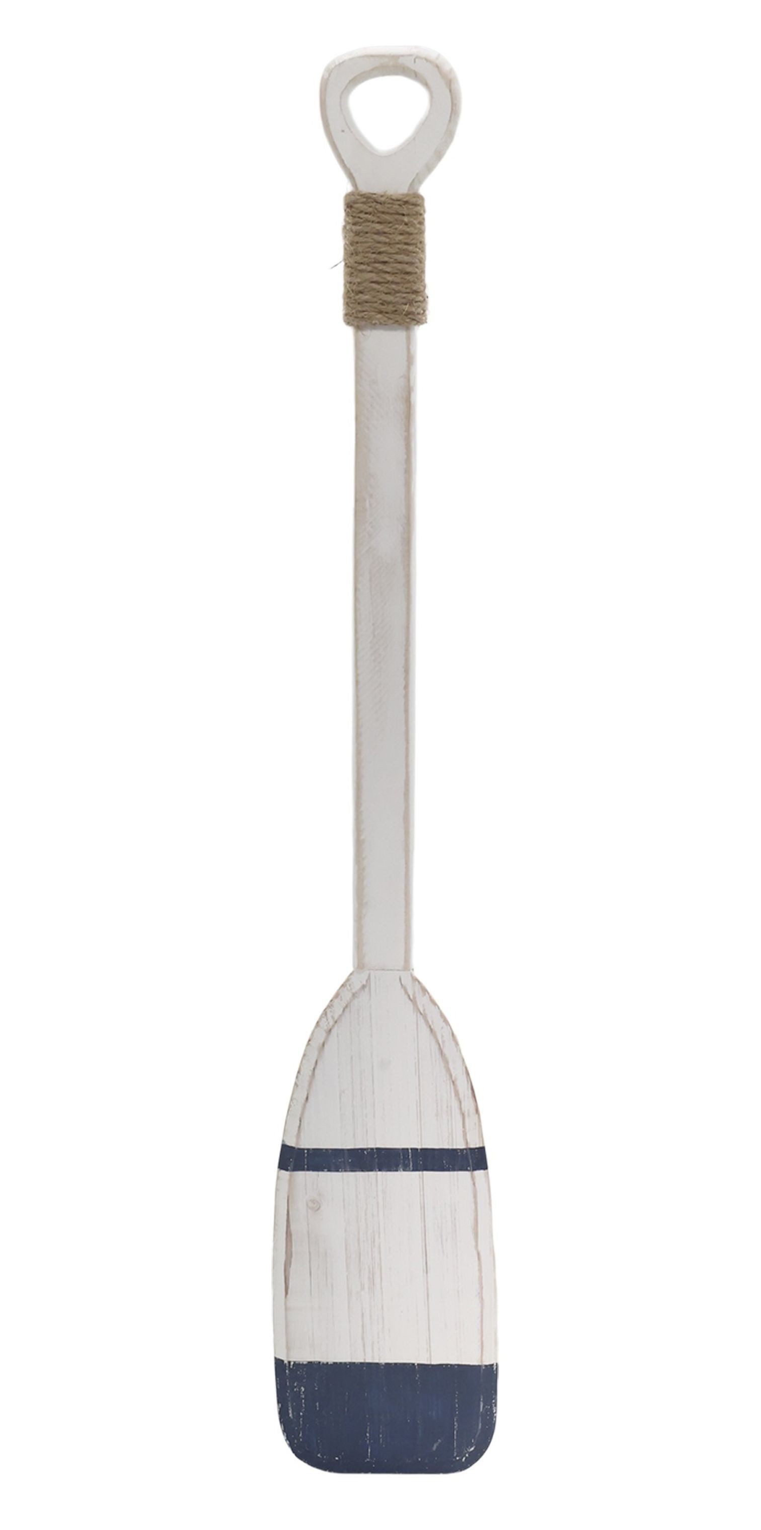 Chic Antique Dekoobjekt Chic Antique Deko Paddel Ruder Holz L81cm Sommerdeko Streifen Blau